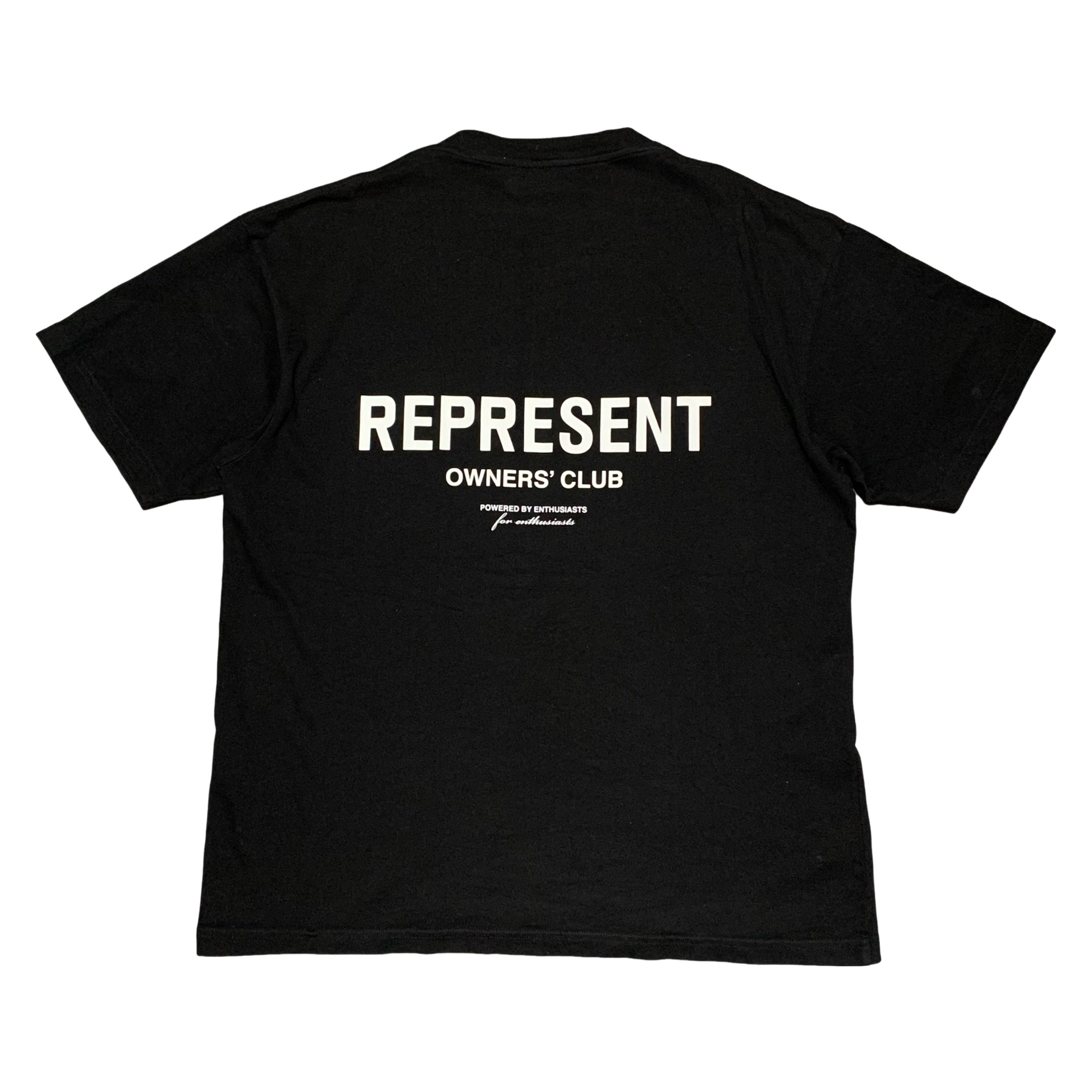 Represent Medium Owners Club Jet Black Tee