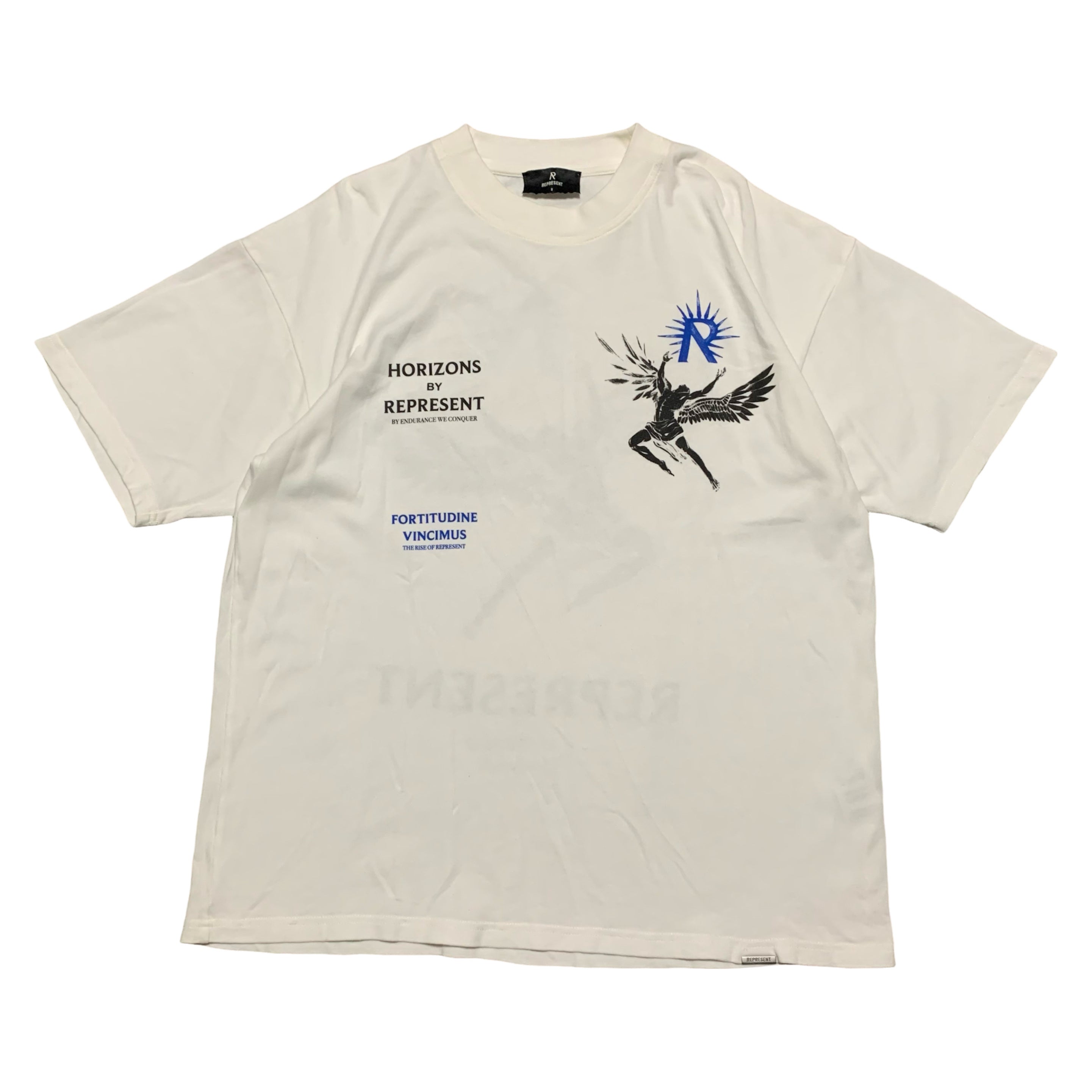 Represent Small Icarus Flat White Tee