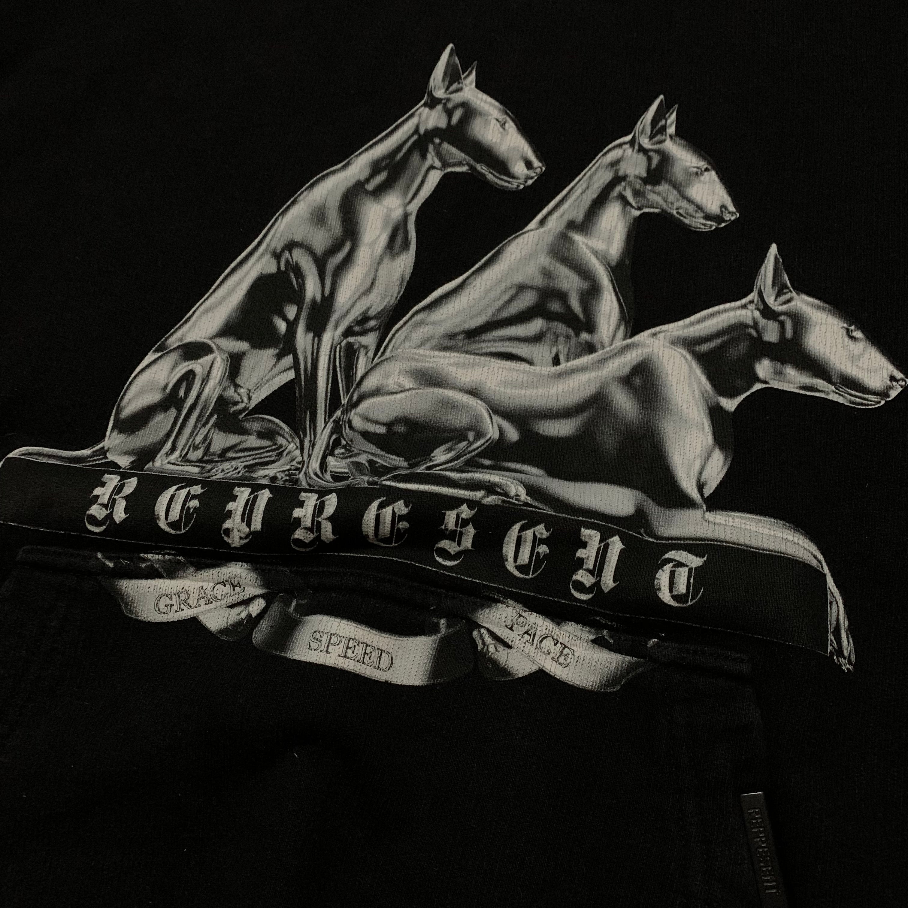 Represent XS Bullterrier Hoodie Jet Black Hoodie
