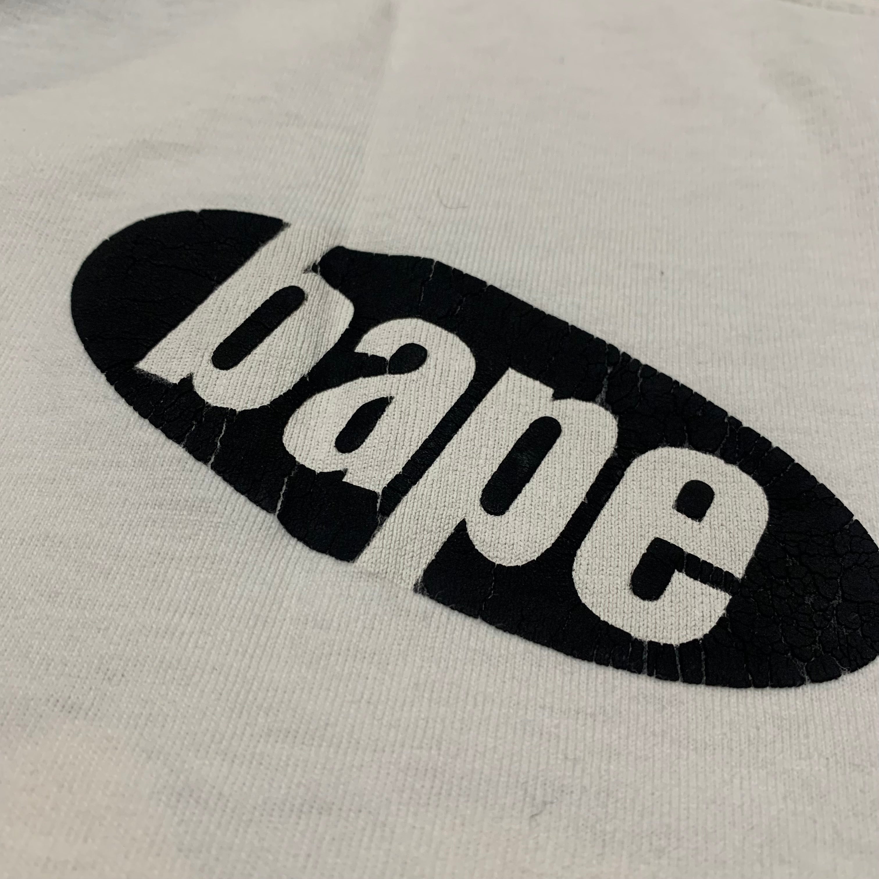Bape Small Tee Graphic White A Bating Ape T-Shirt Vintage 90s