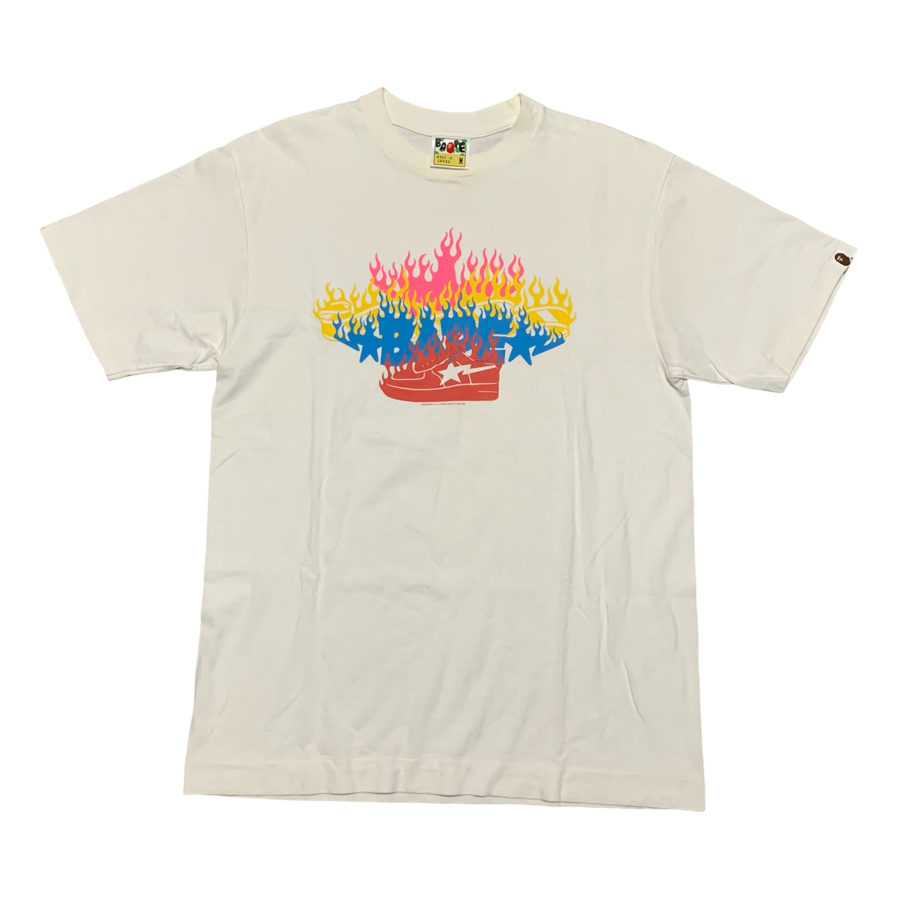 Bape Medium Bape Sta White Tee A Bathing Ape 2009
