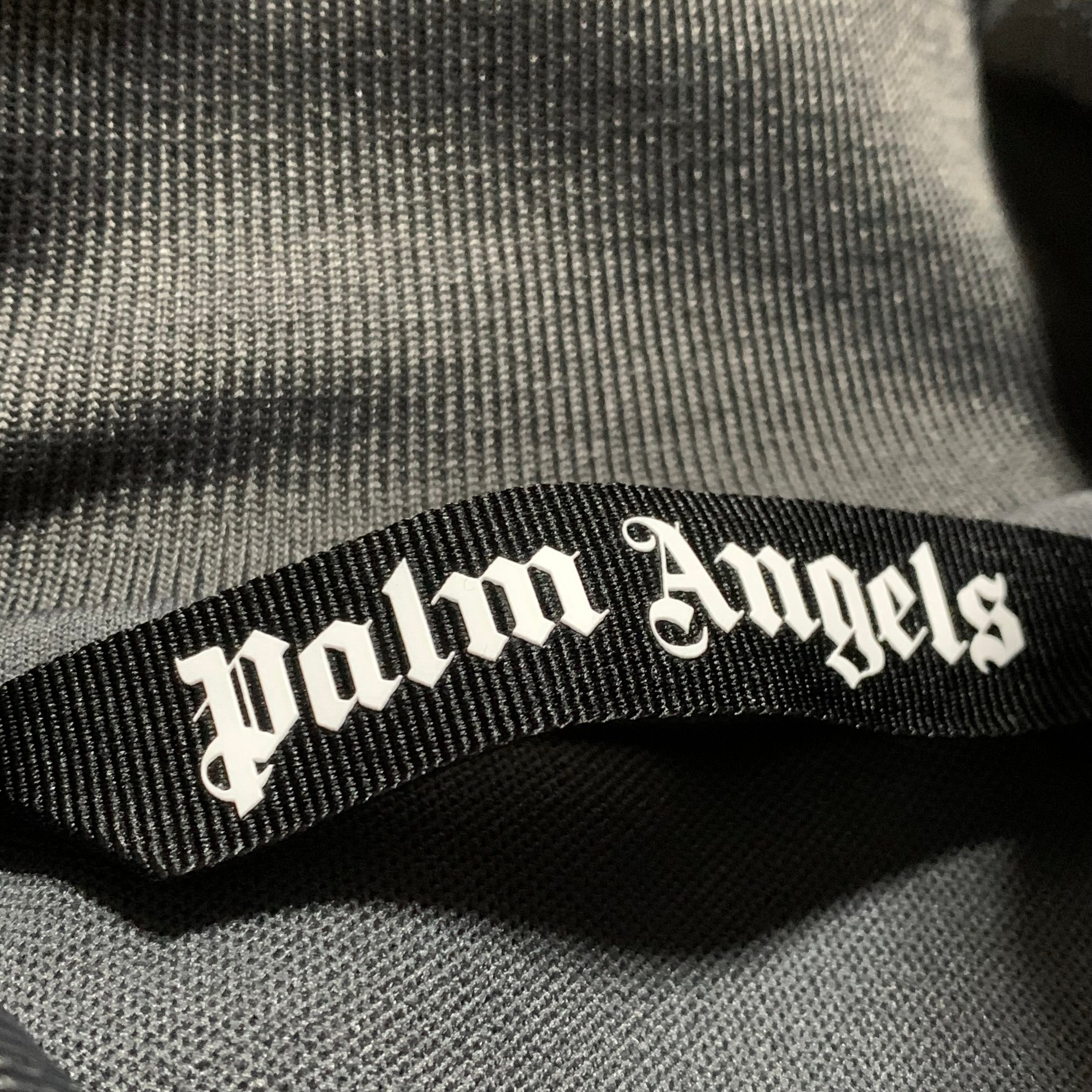Palm Angels Large Grey Classic Track Jacket Top