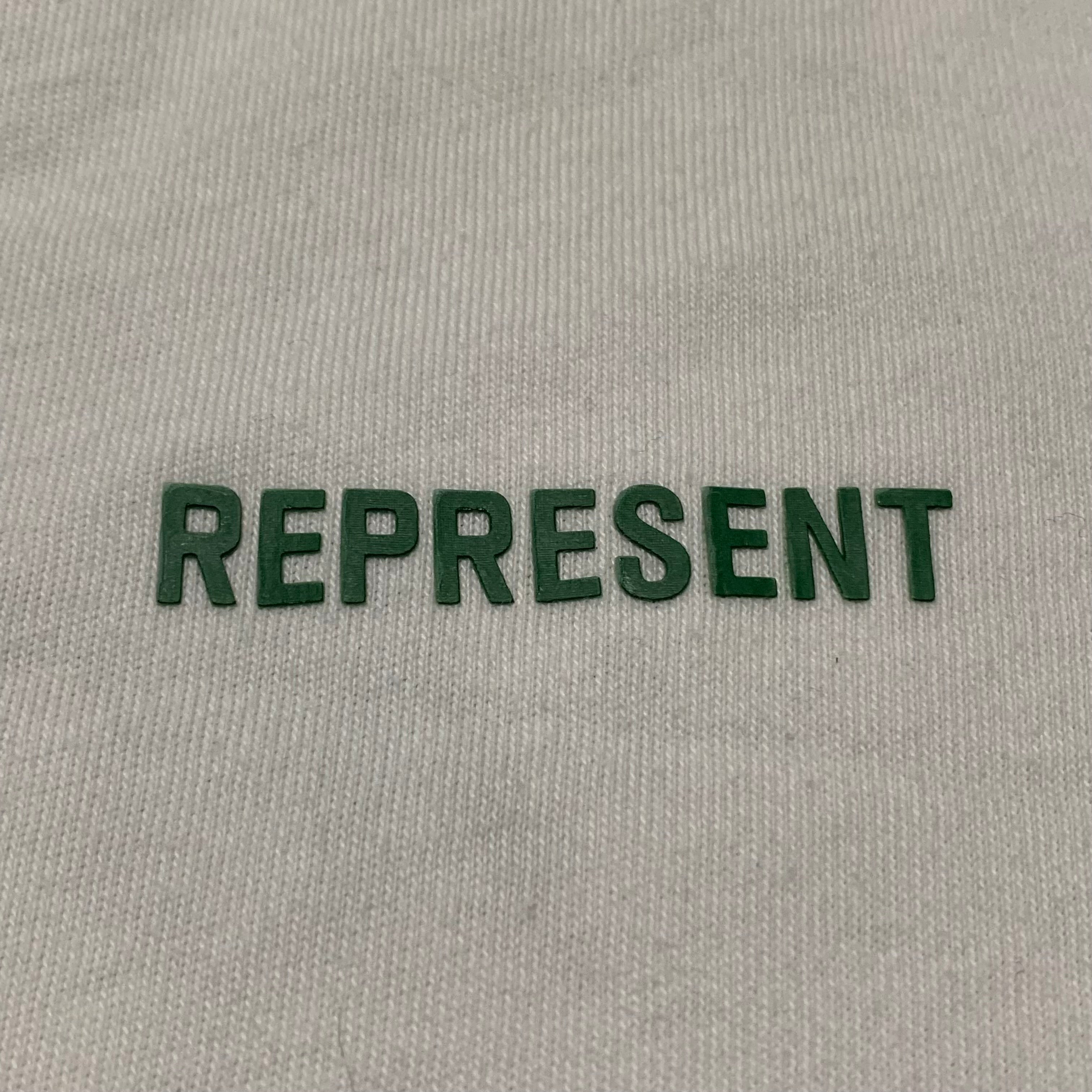 Represent Large StockX Bully Flat White Tee Limited Edition