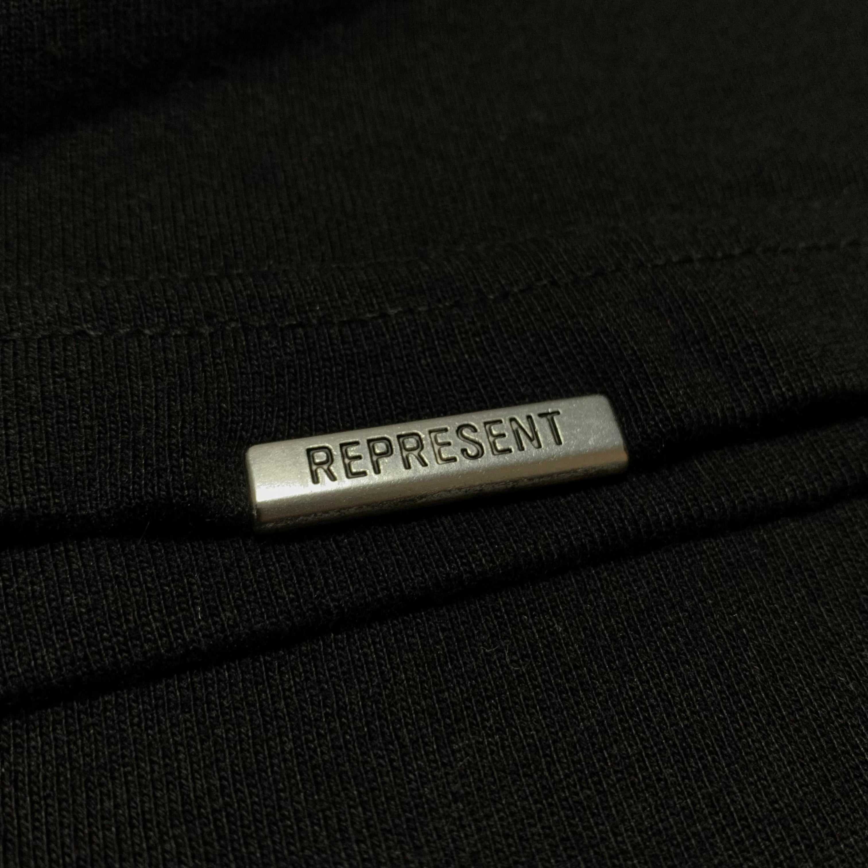 Represent XS Owners Club Jet Black Tee Blue Graphic
