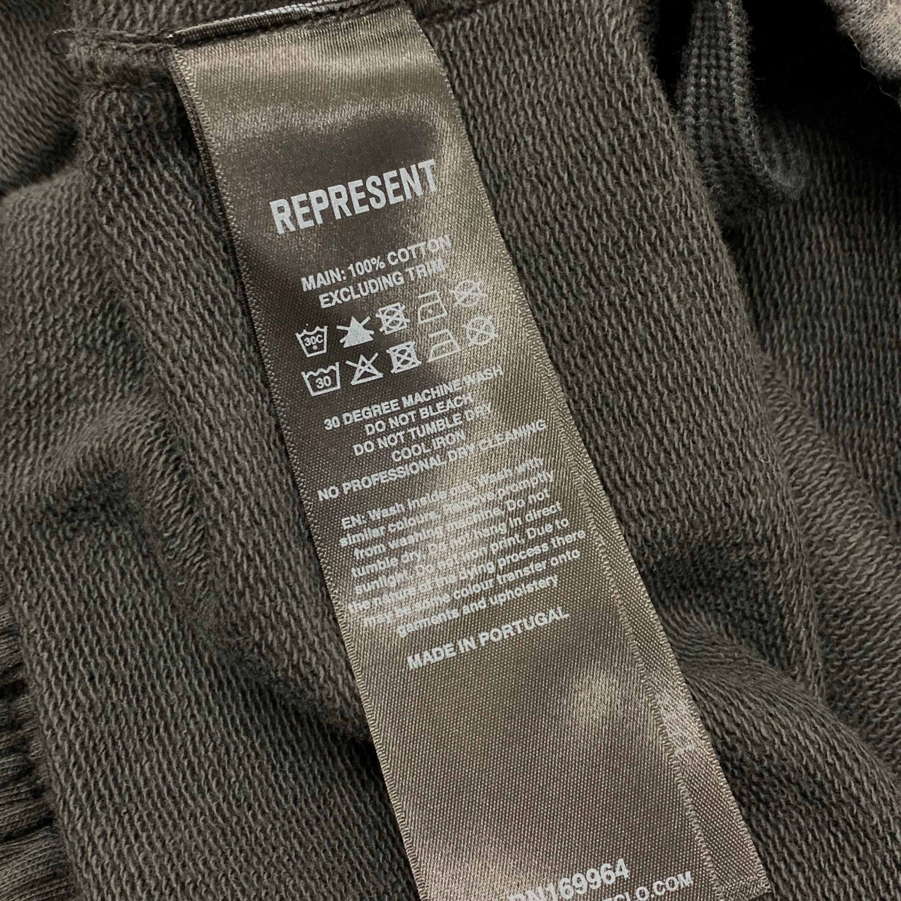Represent Medium Shorts 247 Motion Aged Black Shorts Bottoms