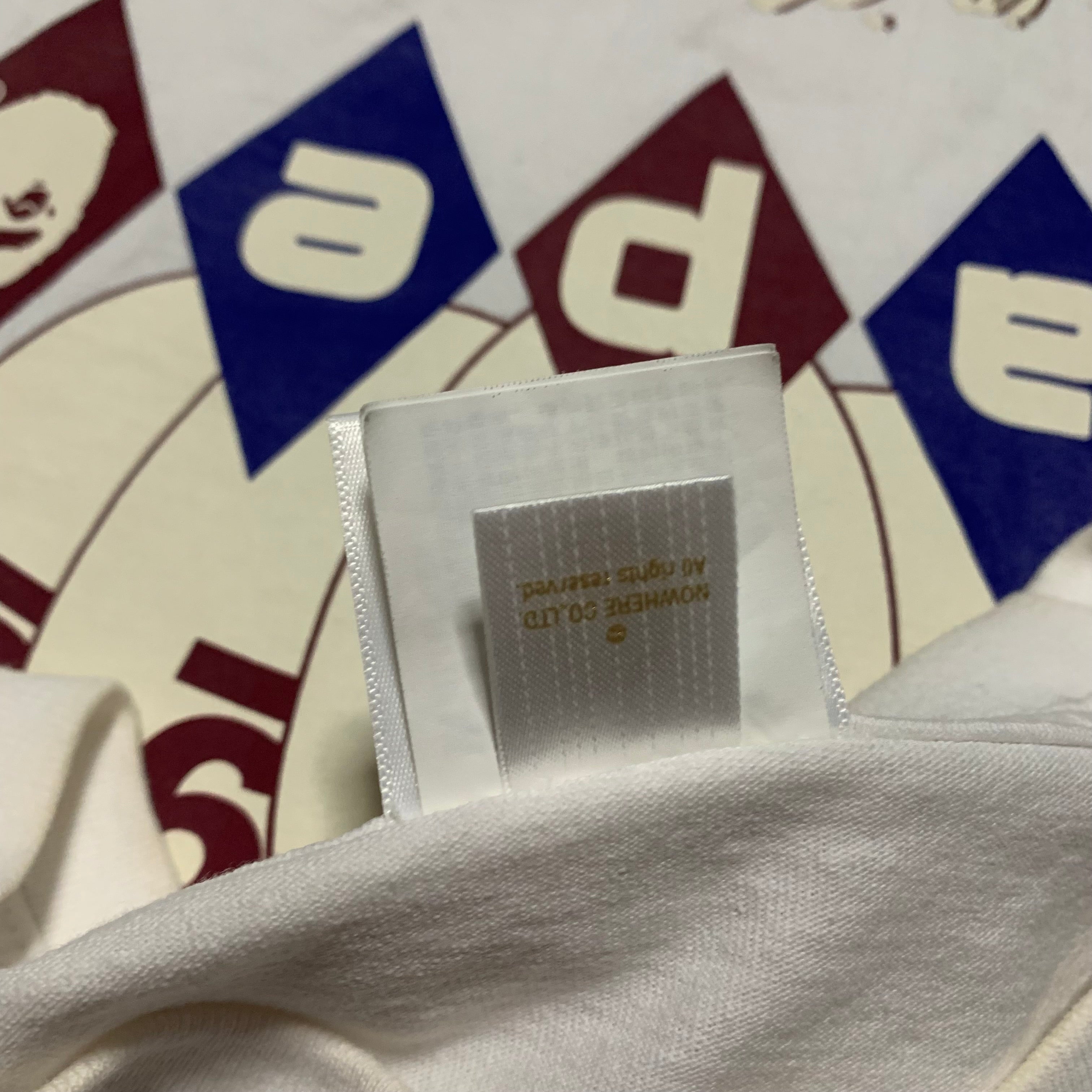 Bape Medium END Bowling White Tee A Bathing Ape