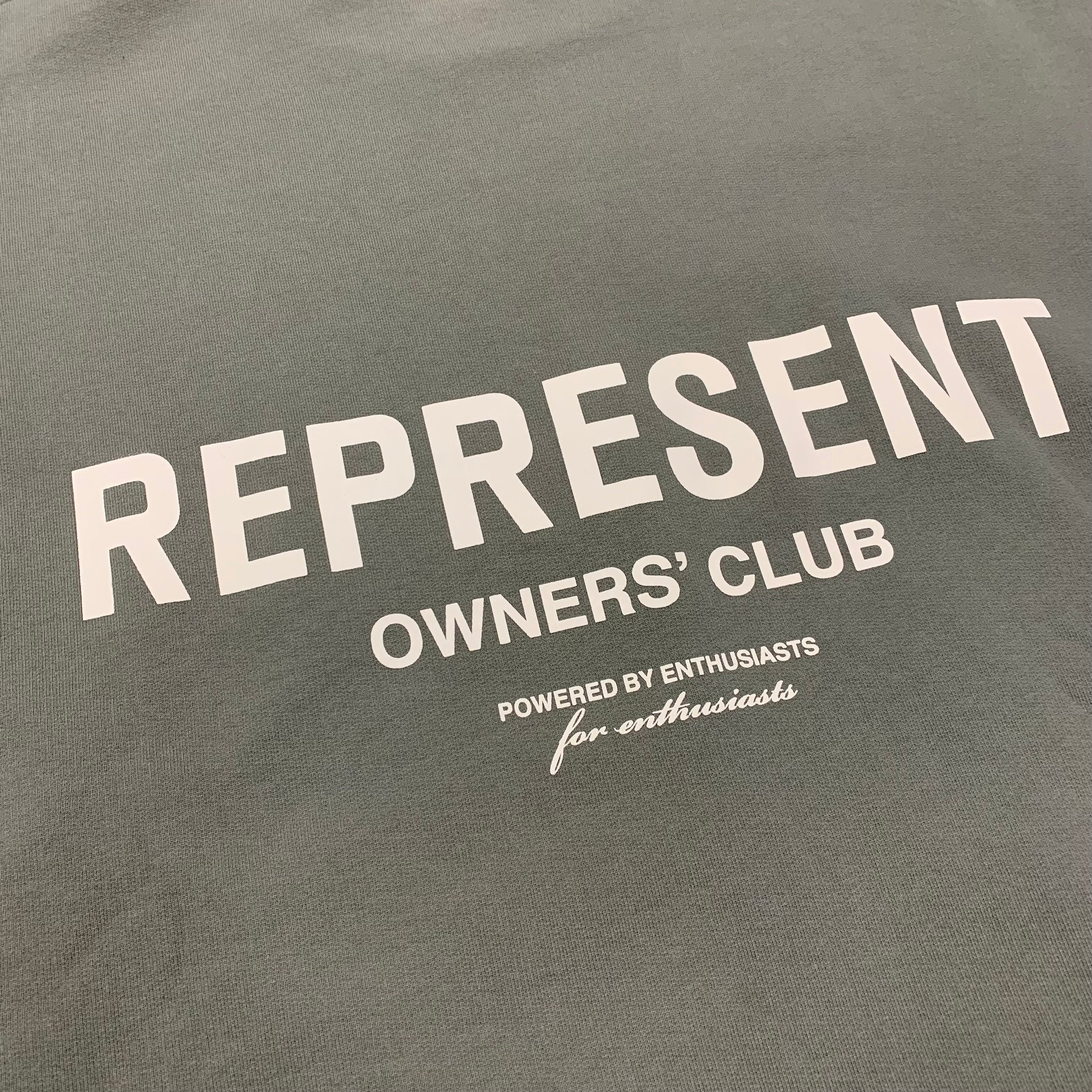 Represent Small Owners Club Green Sweater Sweatshirt Crewneck
