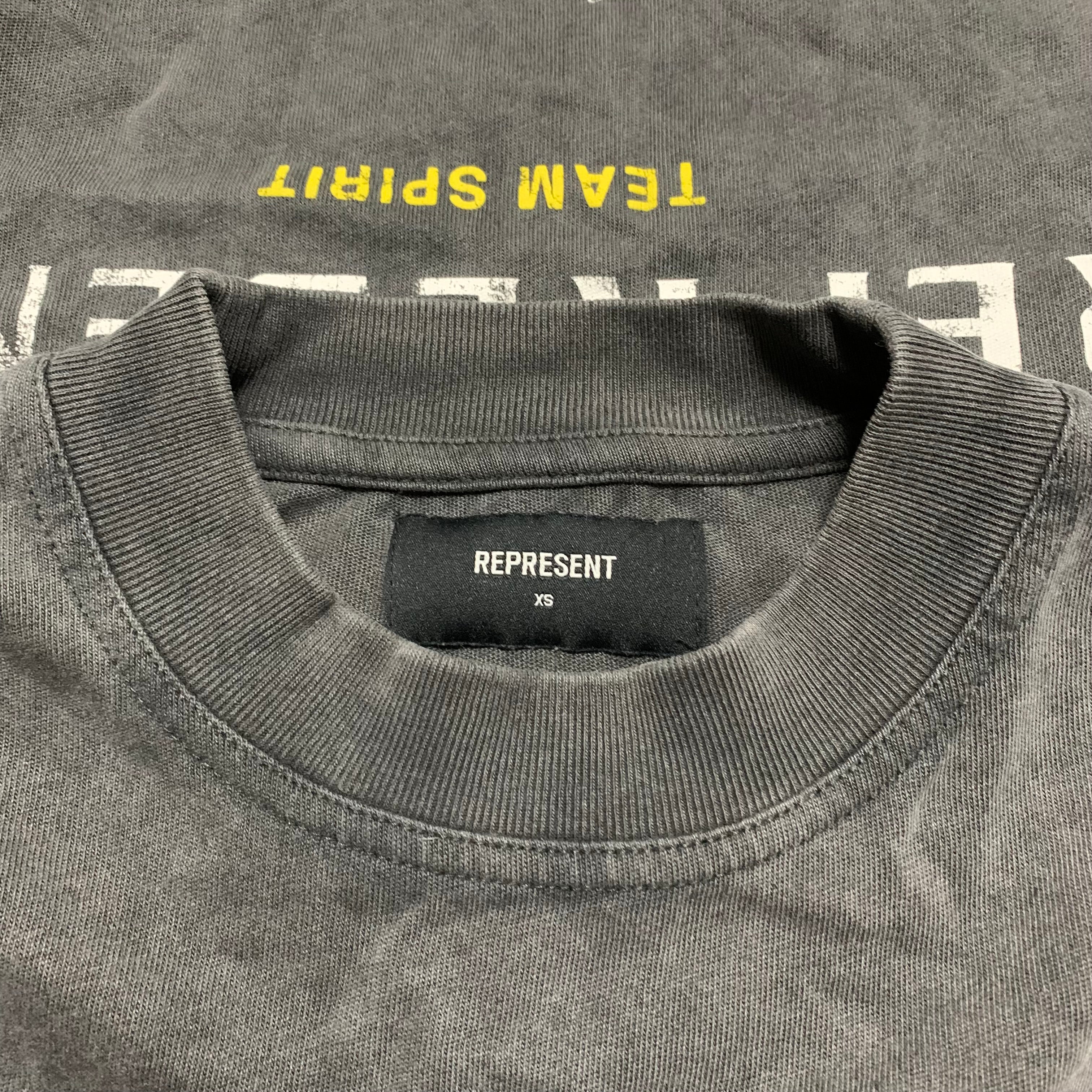 Represent XS Team Spirit Vintage Grey Tee
