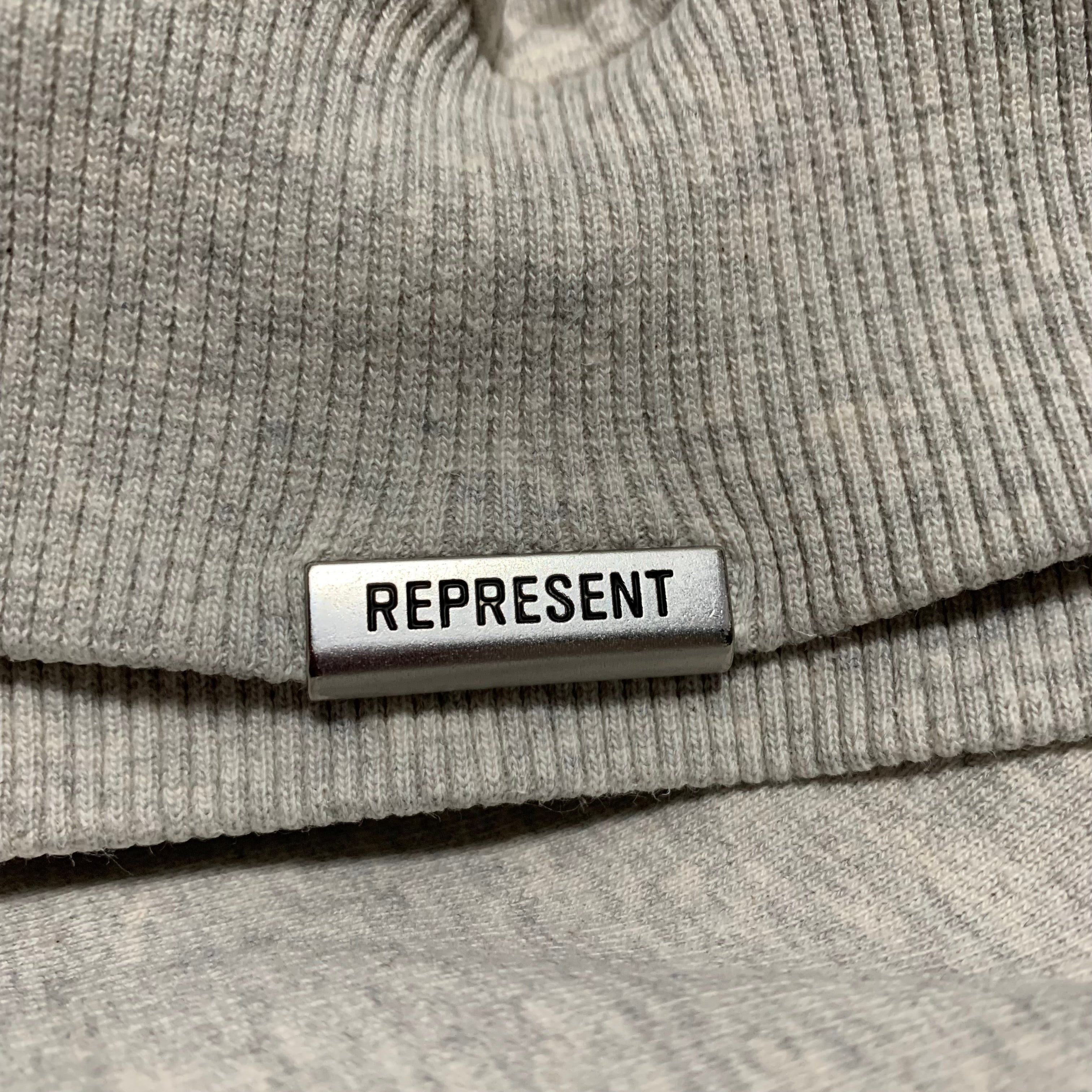 Represent Small Blanks Sweater Sweatshirt Crewneck Marl Grey