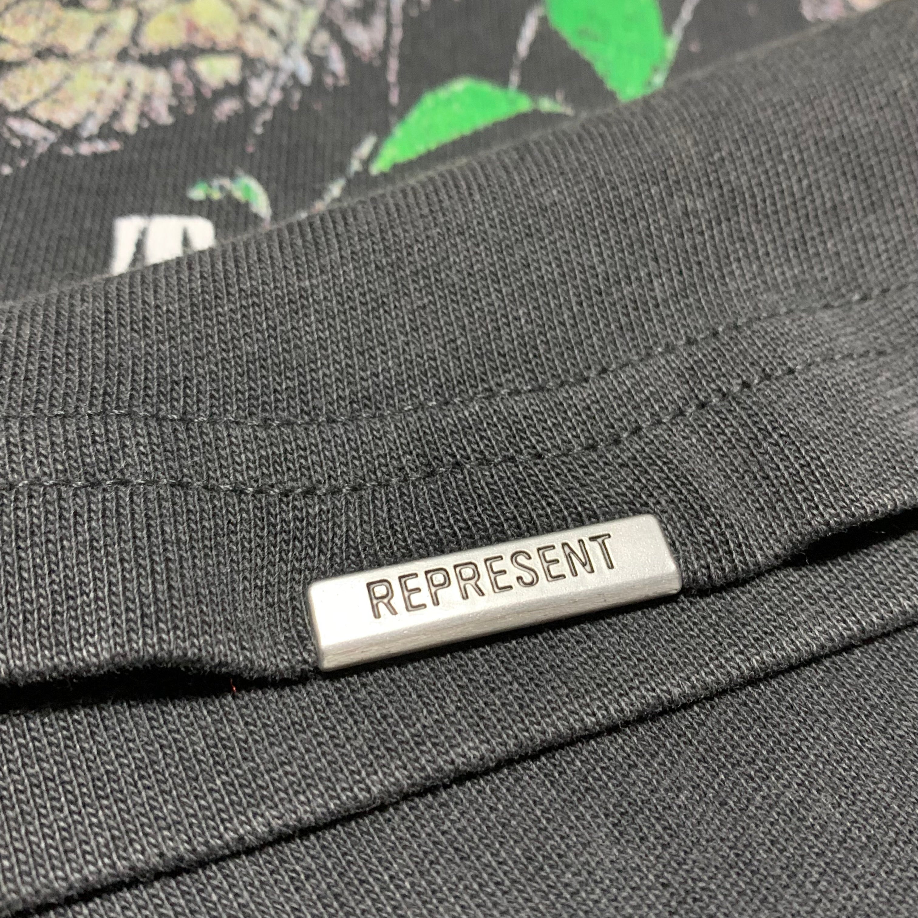 Represent Medium Destructive Appetite Vintage Grey Tee