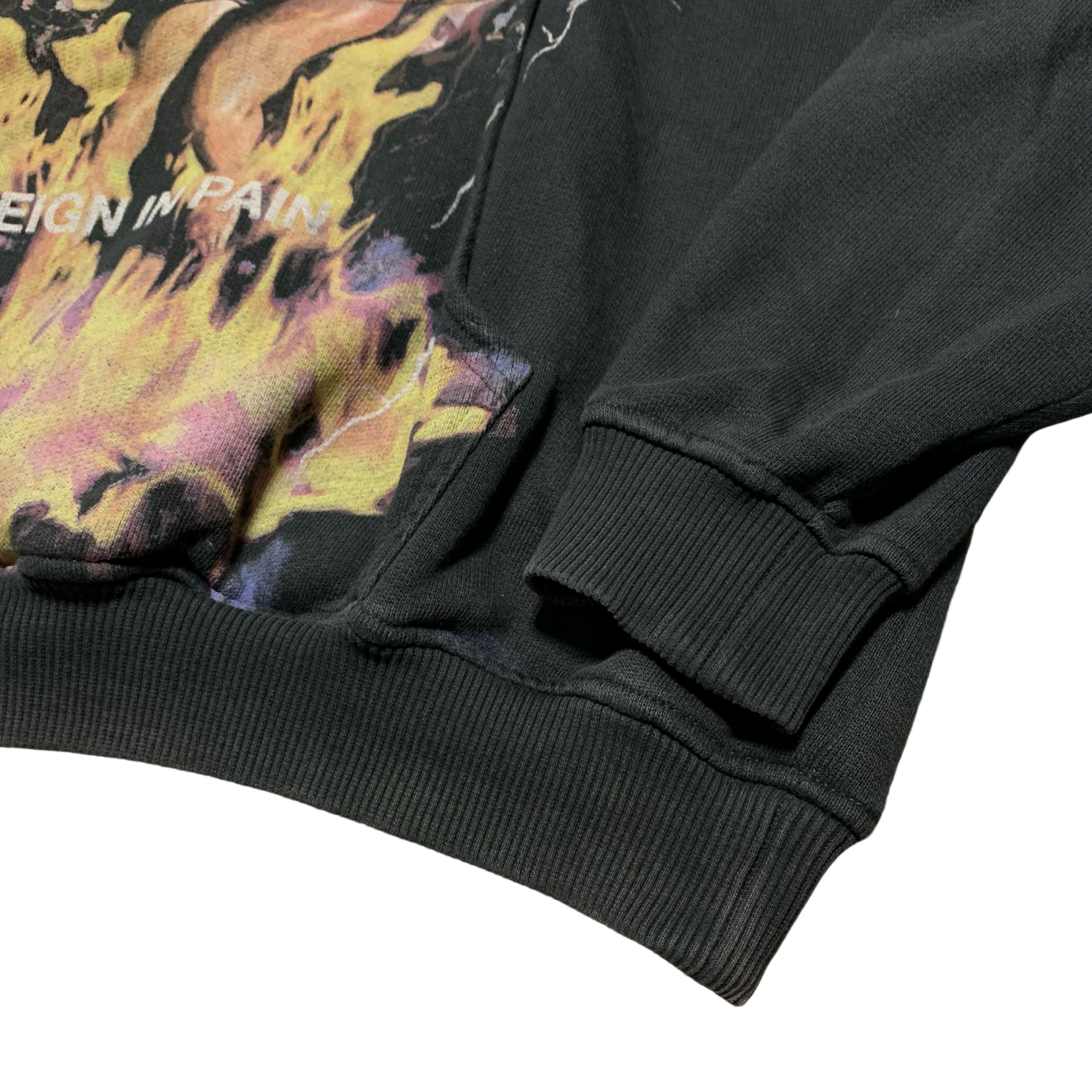Represent Small Spirit Reaper Vintage Black Hoodie