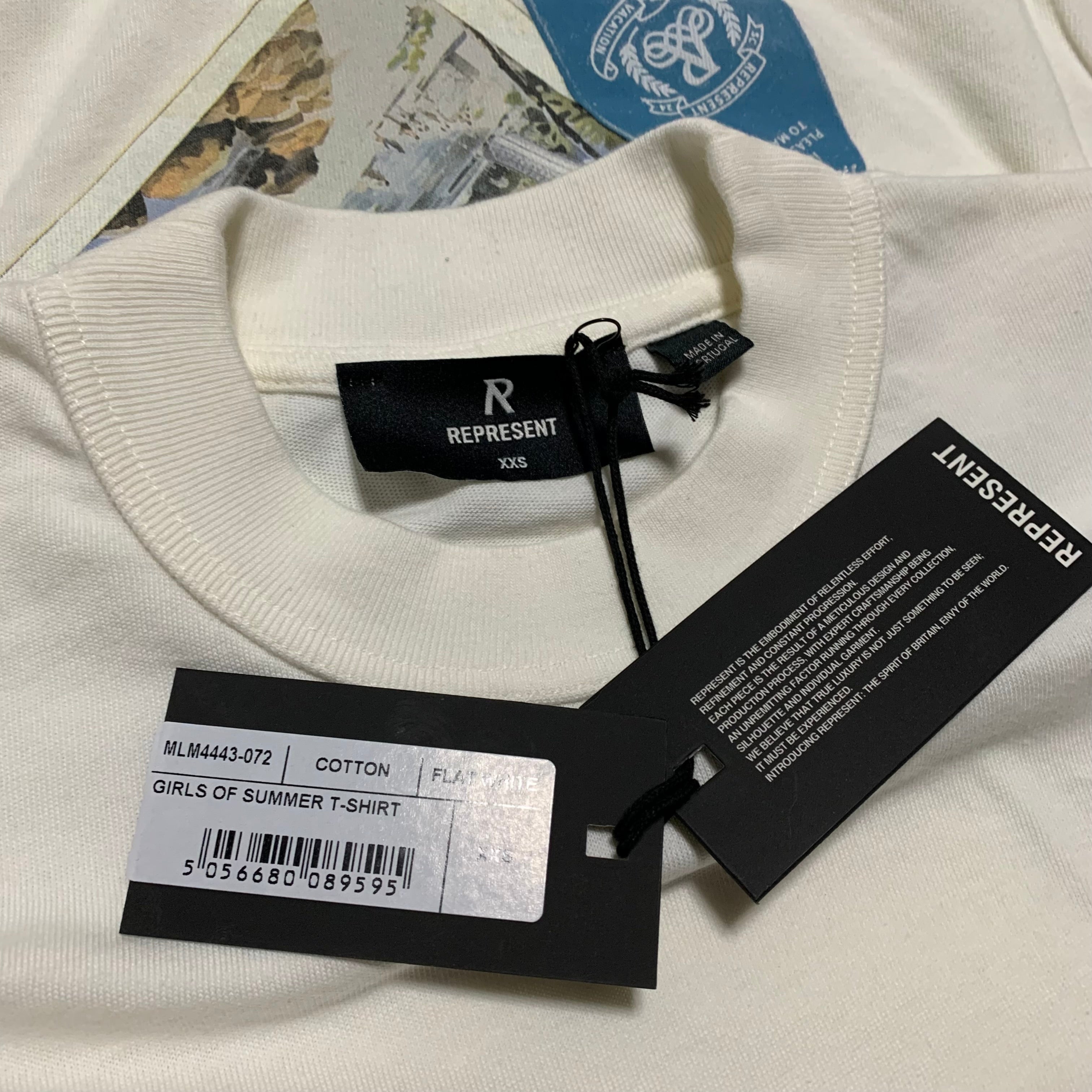 Represent XXS Girls Of Summer Flat White Tee