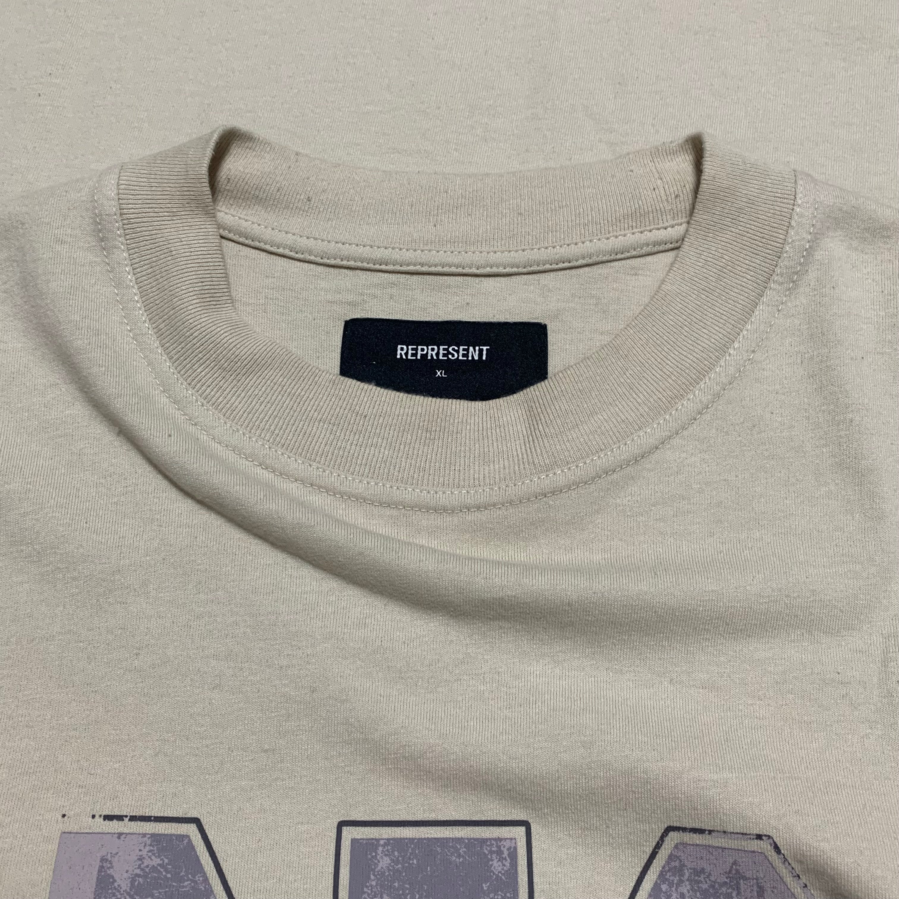 Represent XL Angels Academy Vintage White Tee