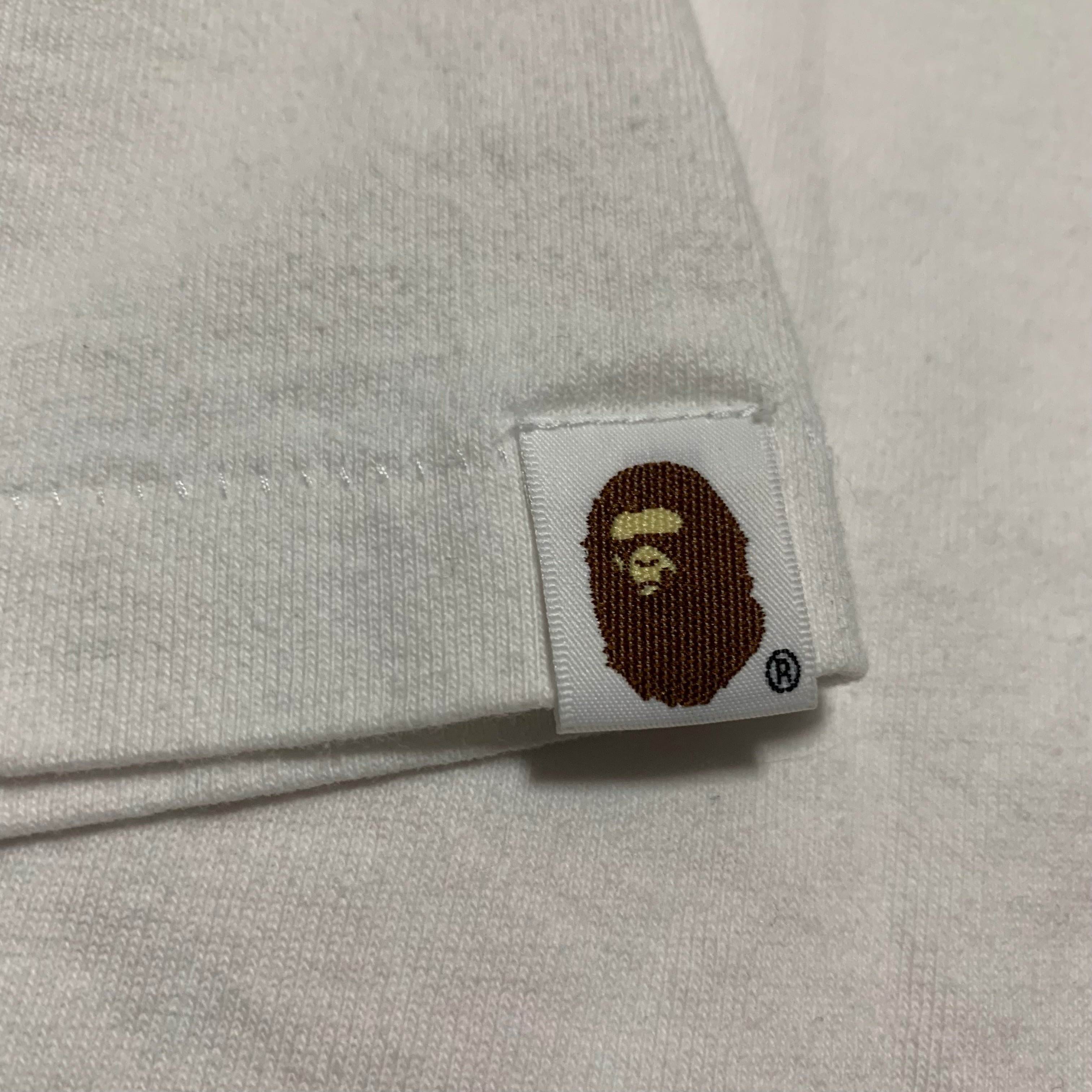Bape Large Jack O' Lantern College White Tee Halloween 2022