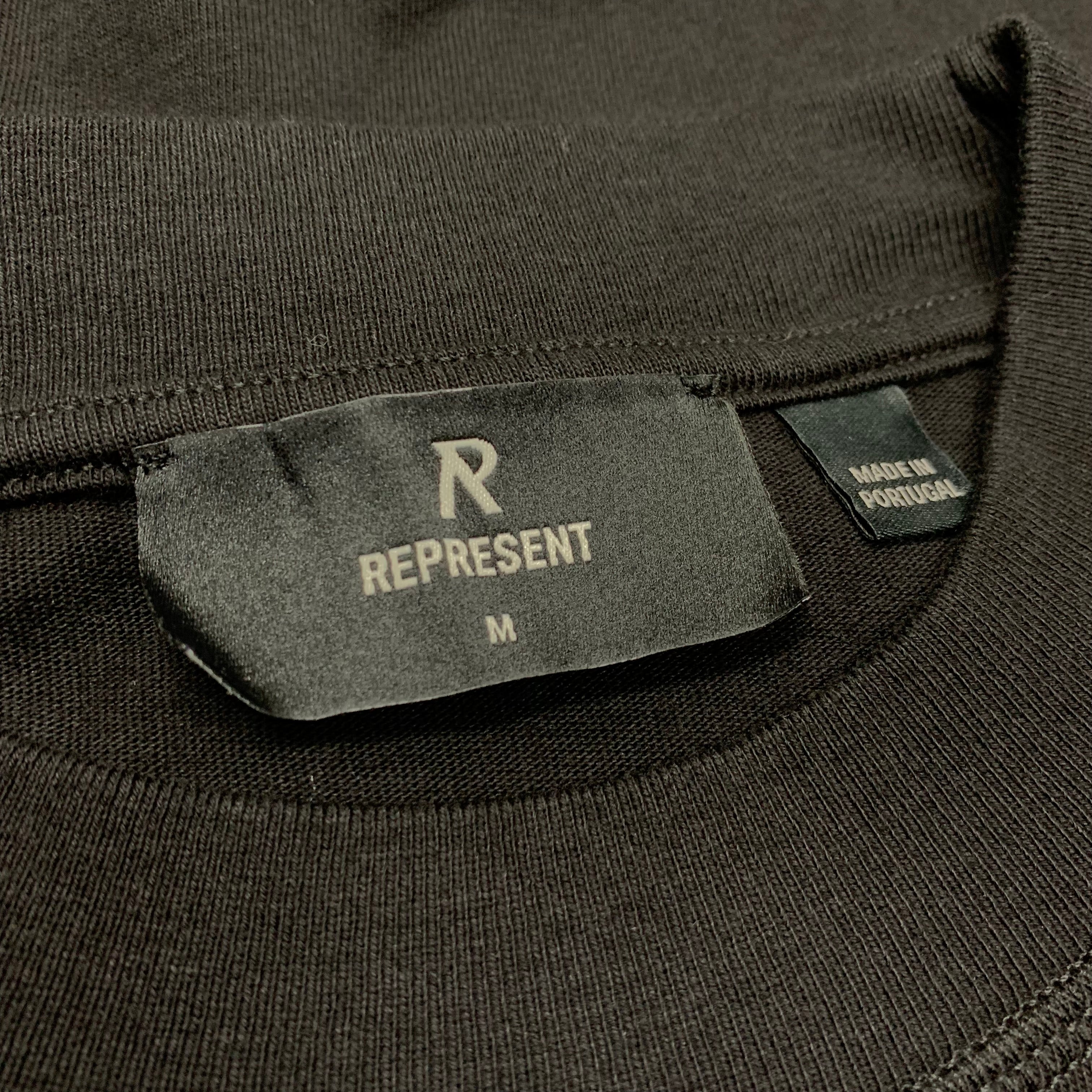 Represent Medium Tee Harrods Crest Black T-Shirt