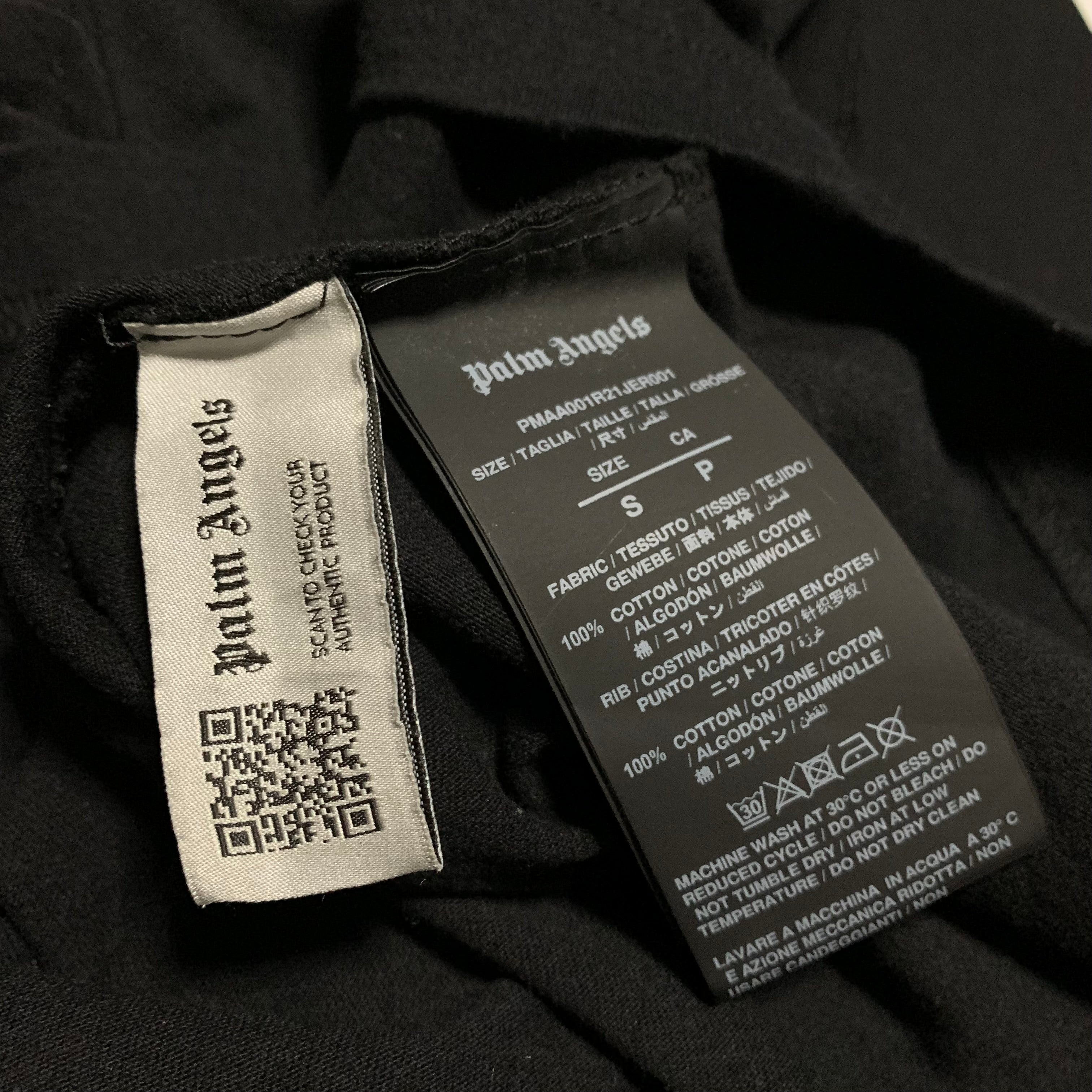 Palm Angels Small Kill The Bear Black Tee