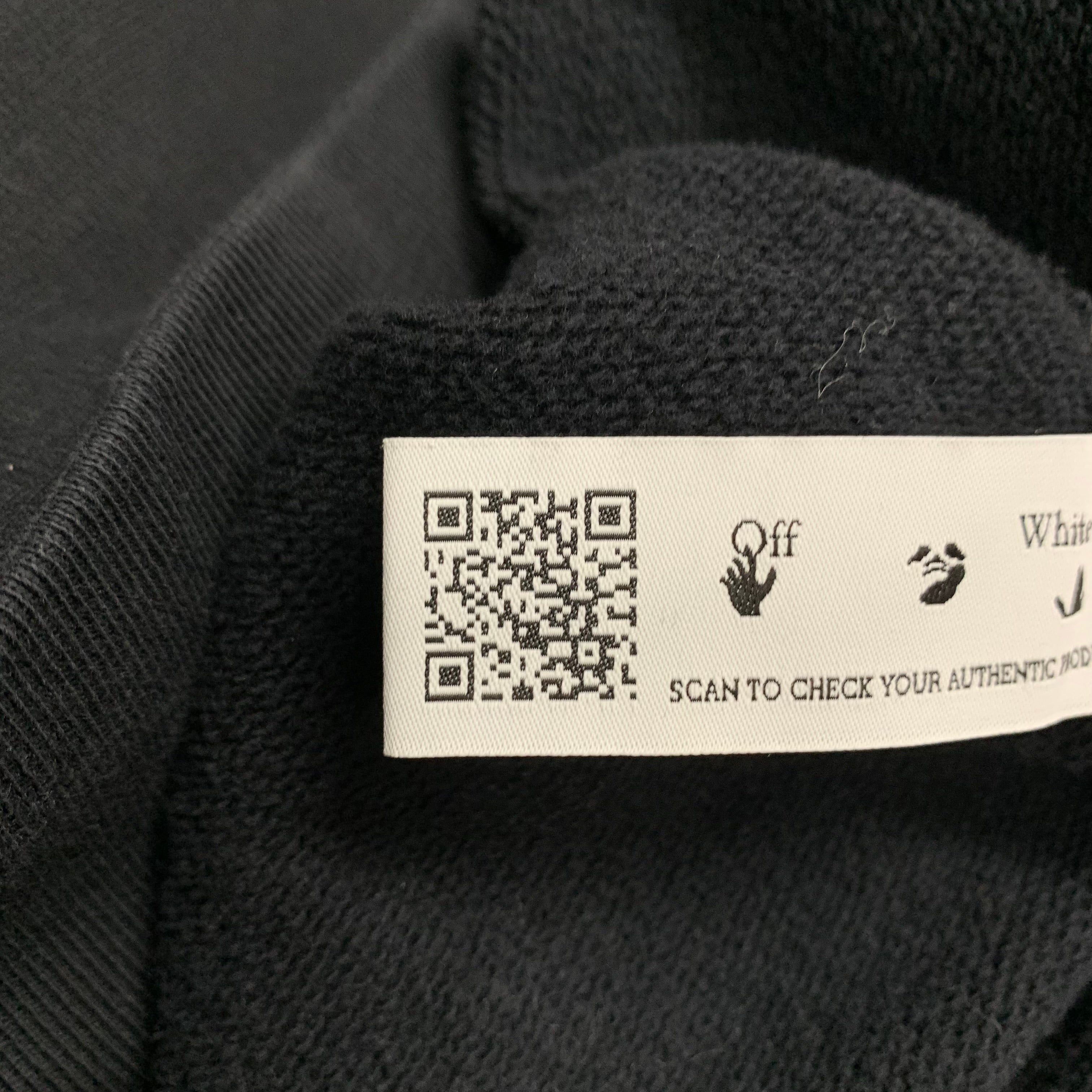 Off White Medium Hoodie Pioneer DJ Arrows Black Hoodie Virgil Abloh 2021