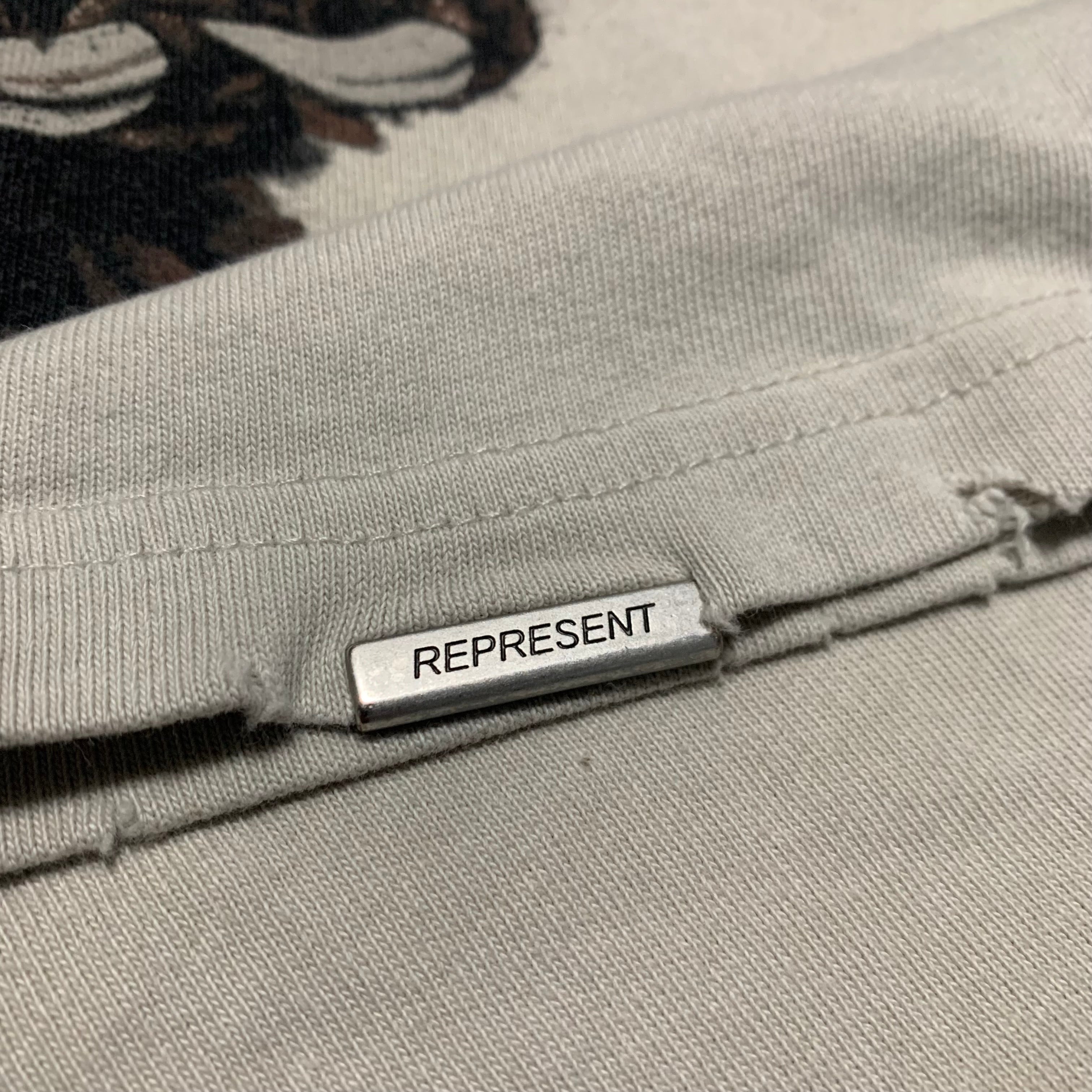 Represent Medium Terrier Eagle Vintage White Tee