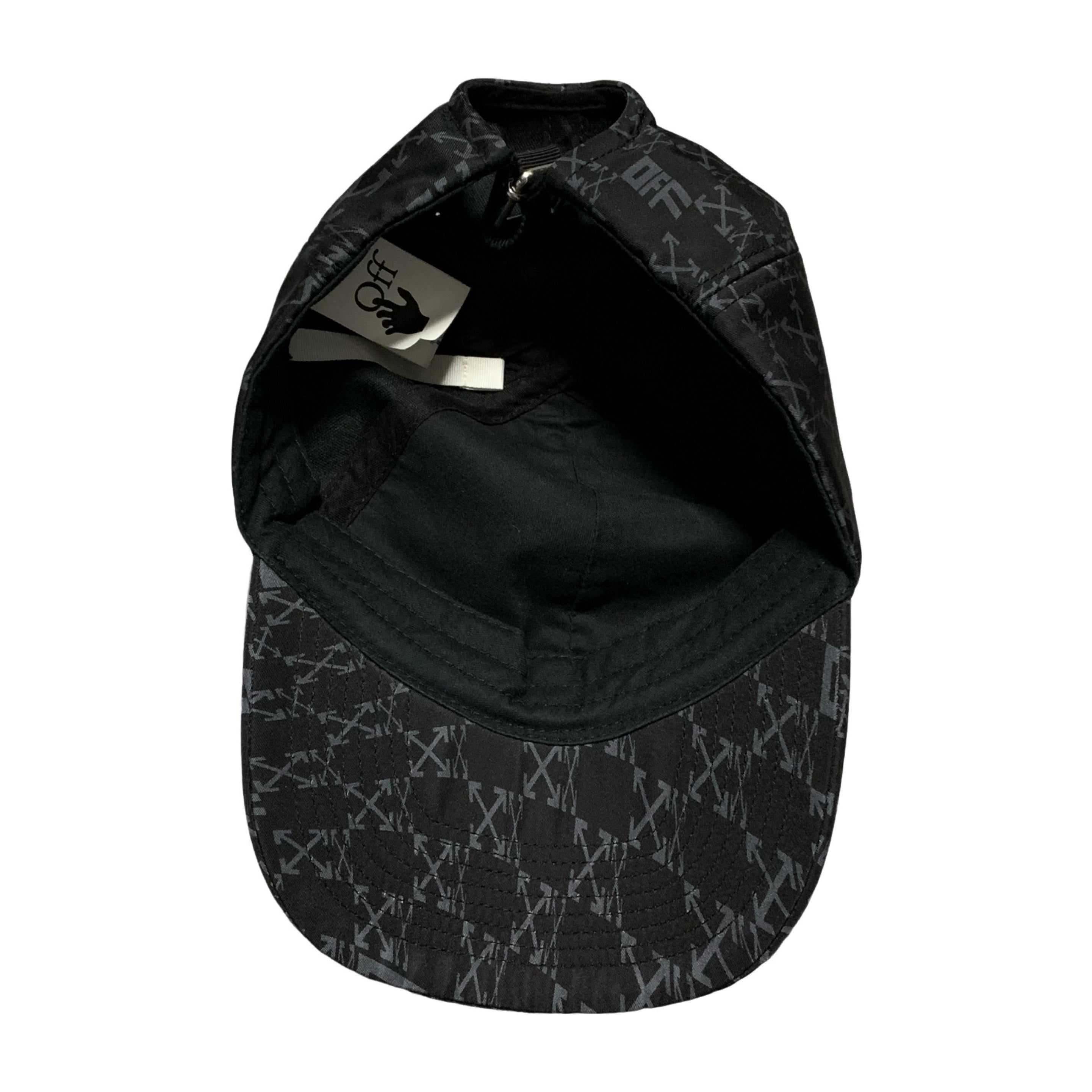 Off White Cap Arrows Off Graphic Black Baseball Hat Virgil Abloh