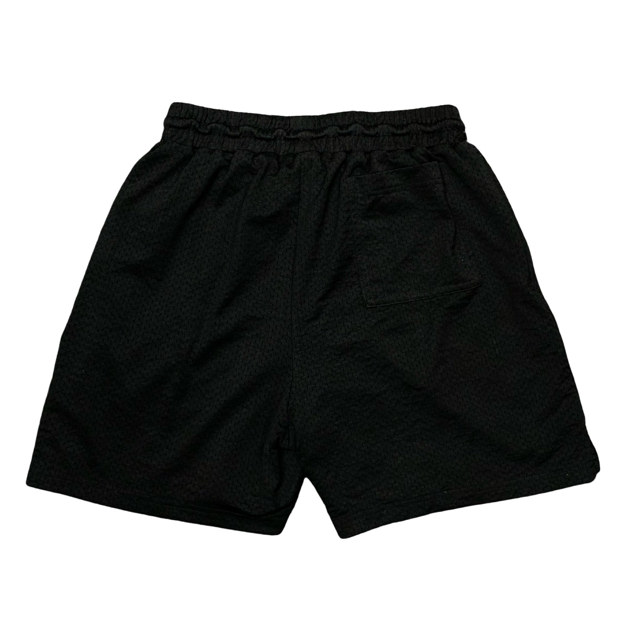 Represent Small Shorts Owners Club Black Mesh Zip Shorts