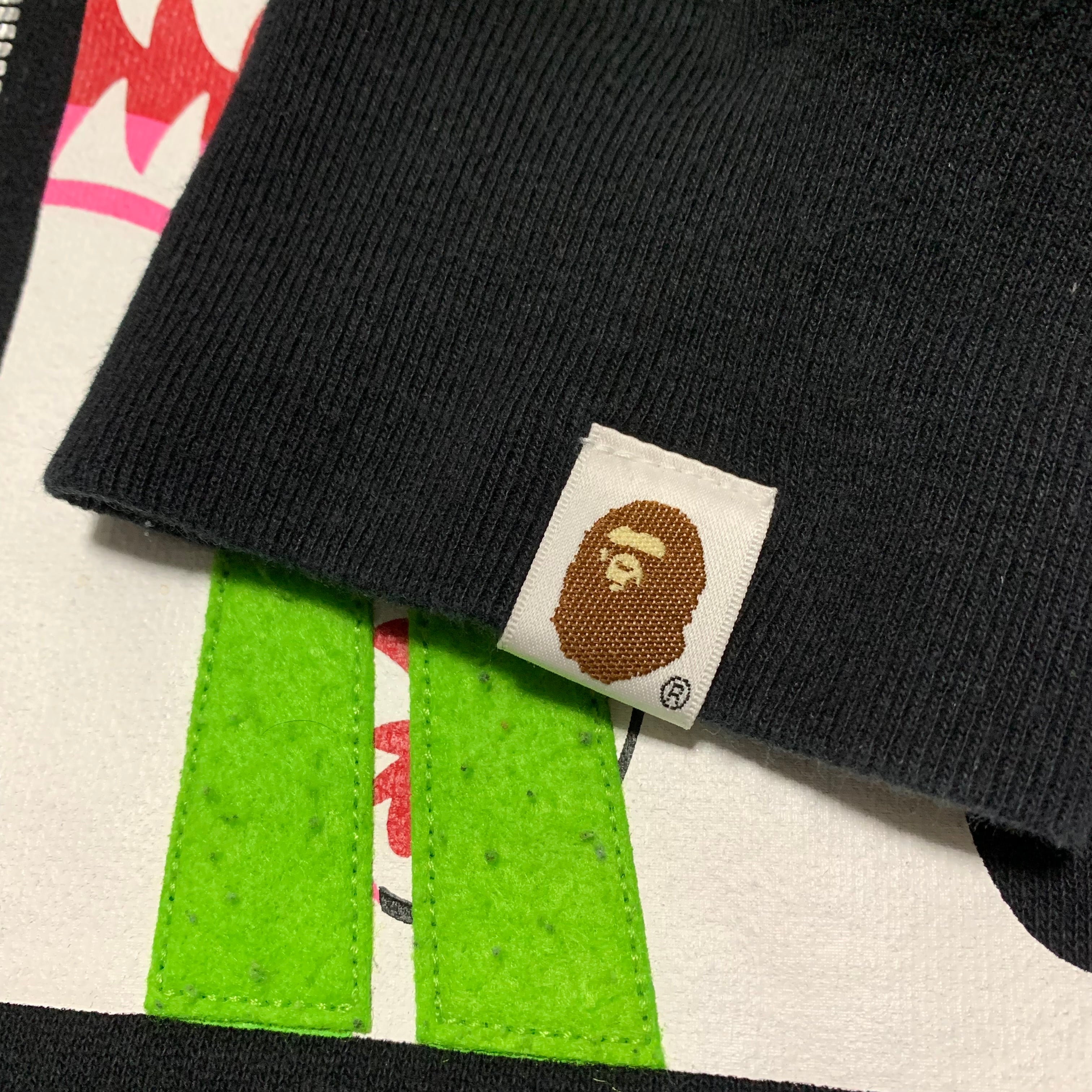 Bape Large Panda Zip Black Sweatshirt Crewneck A Bathing Ape