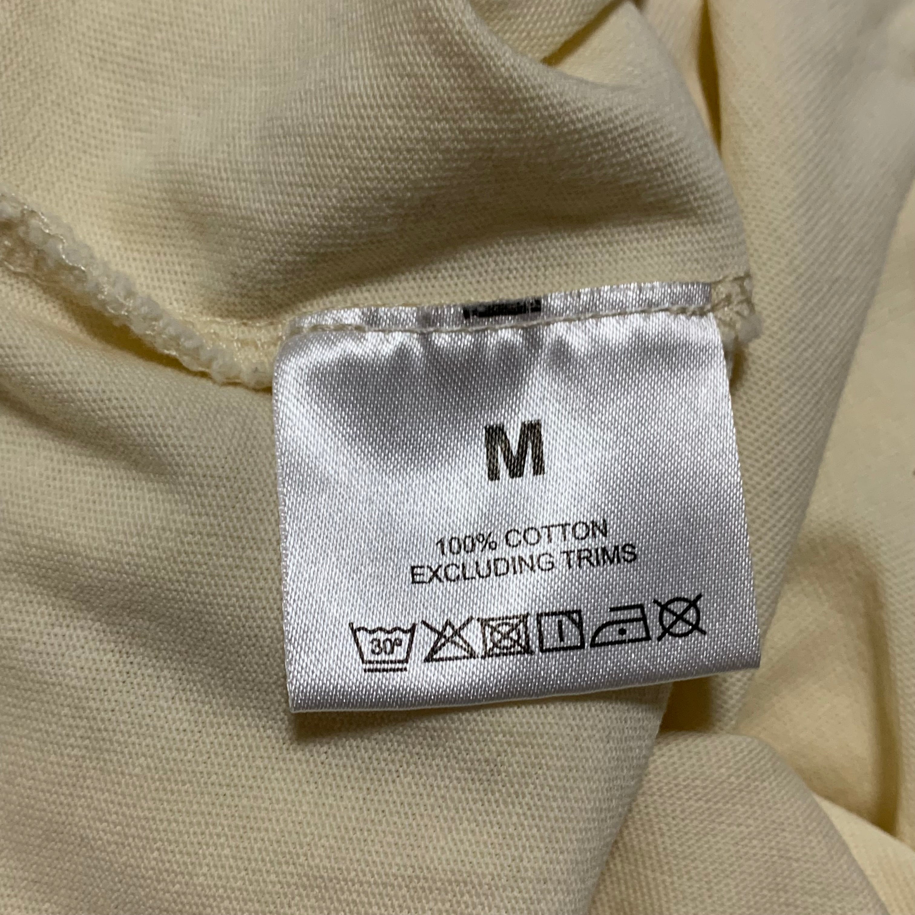 Palm Angels Medium Patron Of The Club Buttercream White Tee