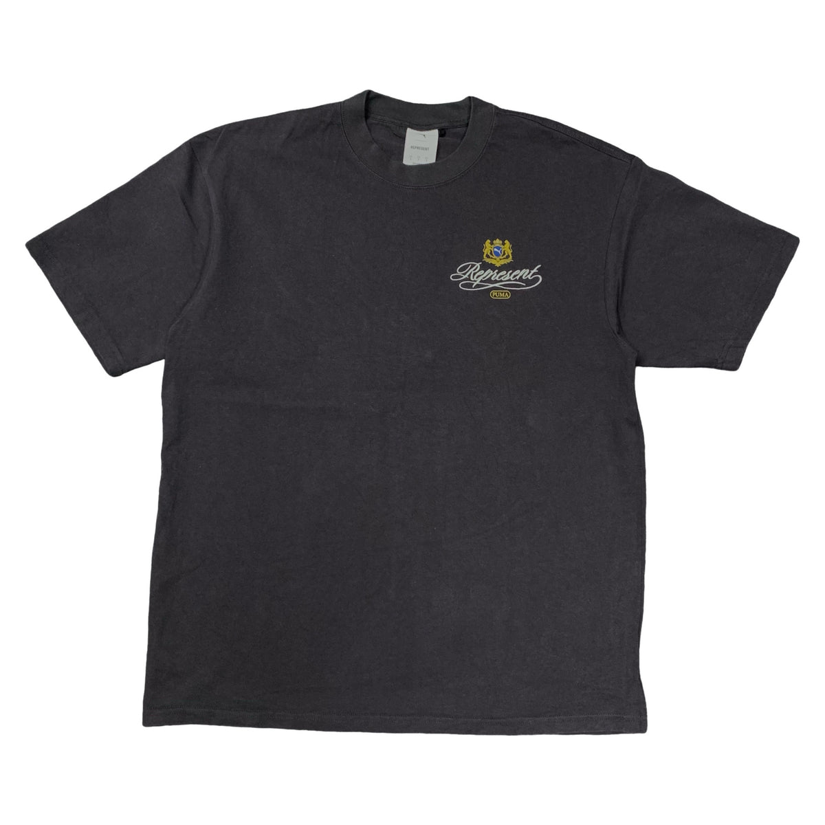Represent Small Puma Tee Graphic Grey T-Shirt