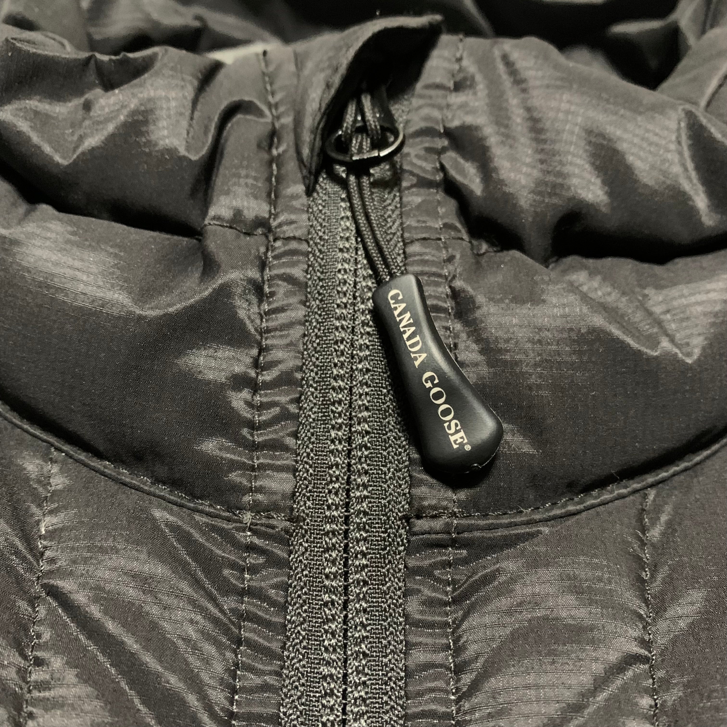 Canada Goose Small Puffer Jacket Black Brookvale Hooded Jacket