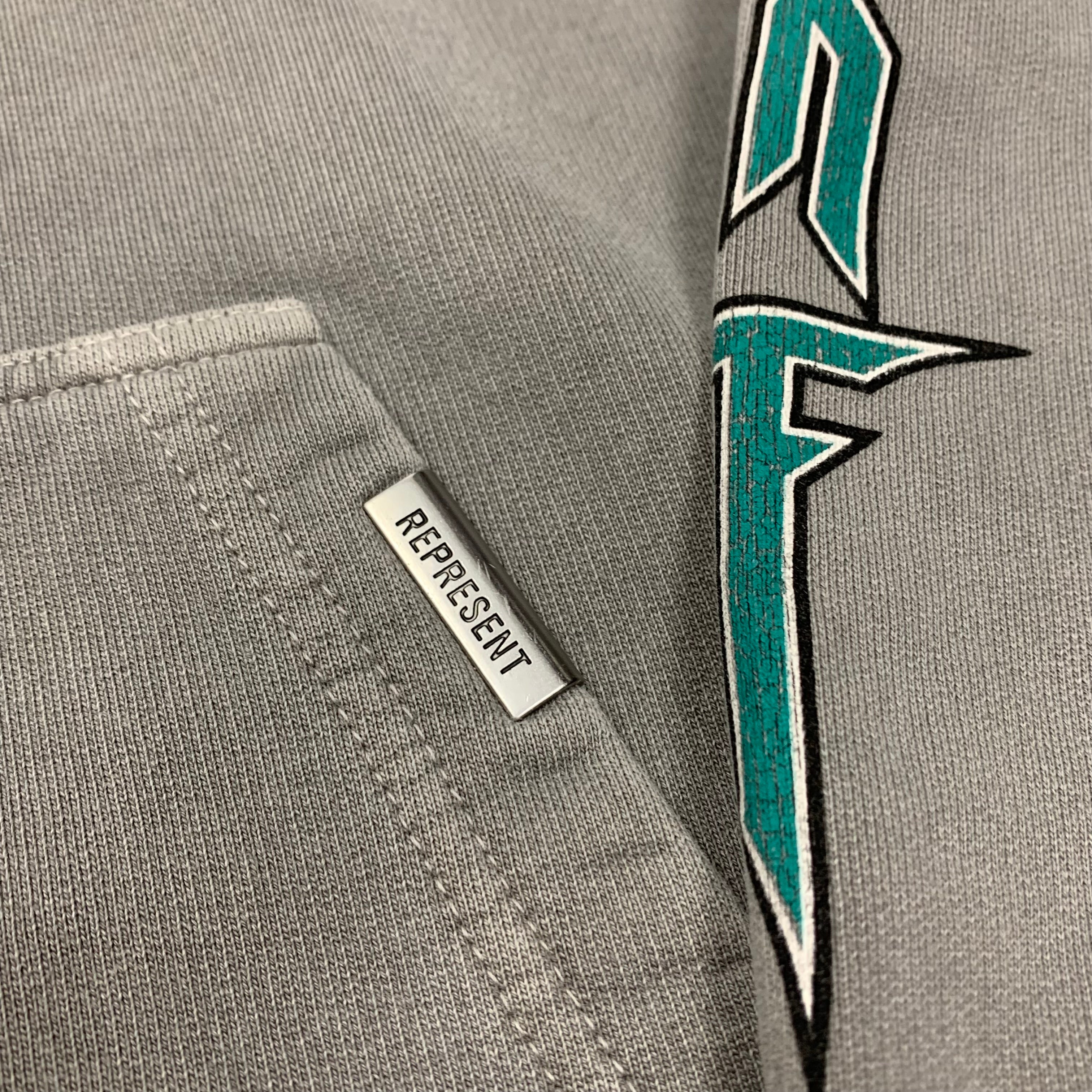 Represent XS Hoodie Rock Logo Ultimate Grey Hoodie