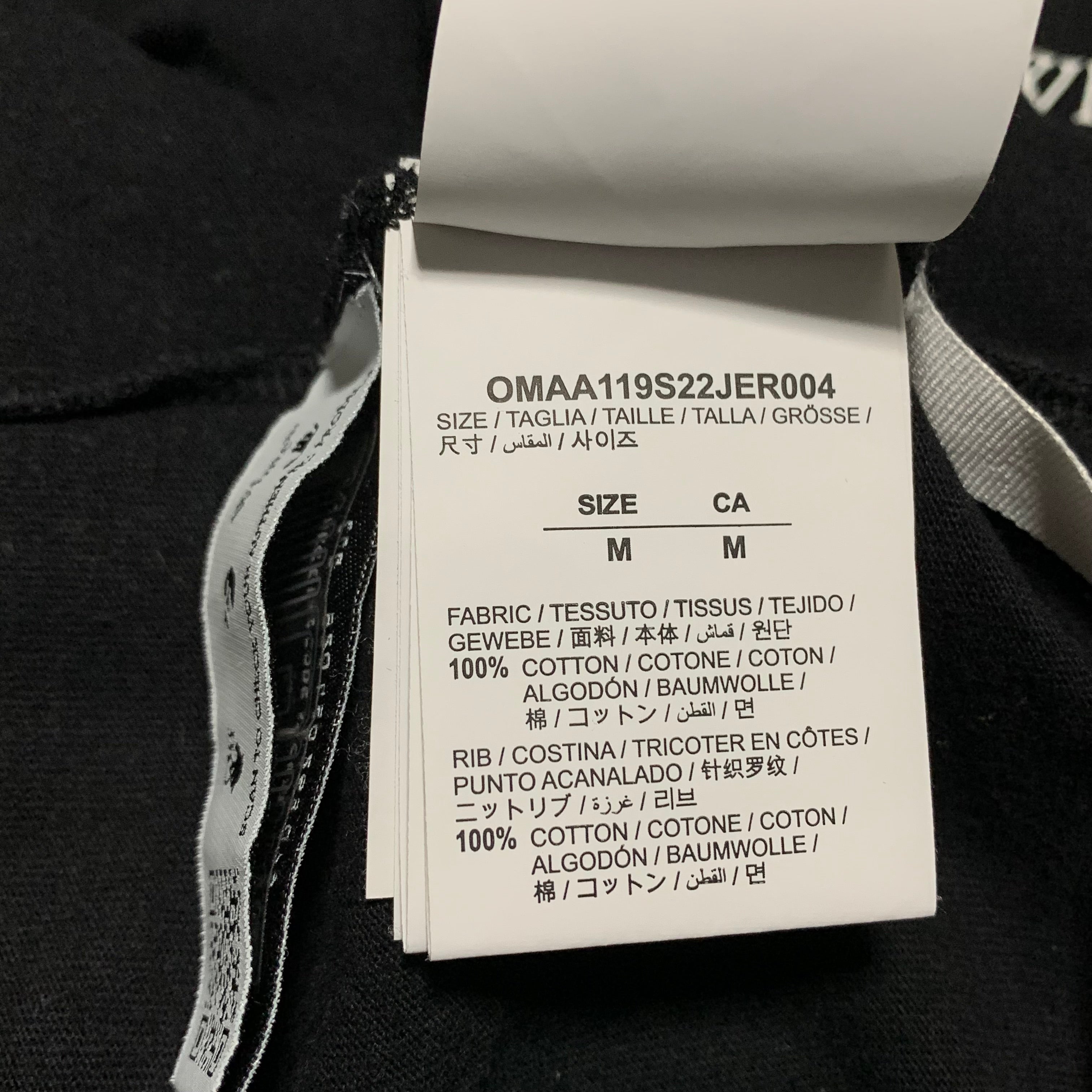 Off White Medium Caravaggio Painting Black Tee Virgil Abloh