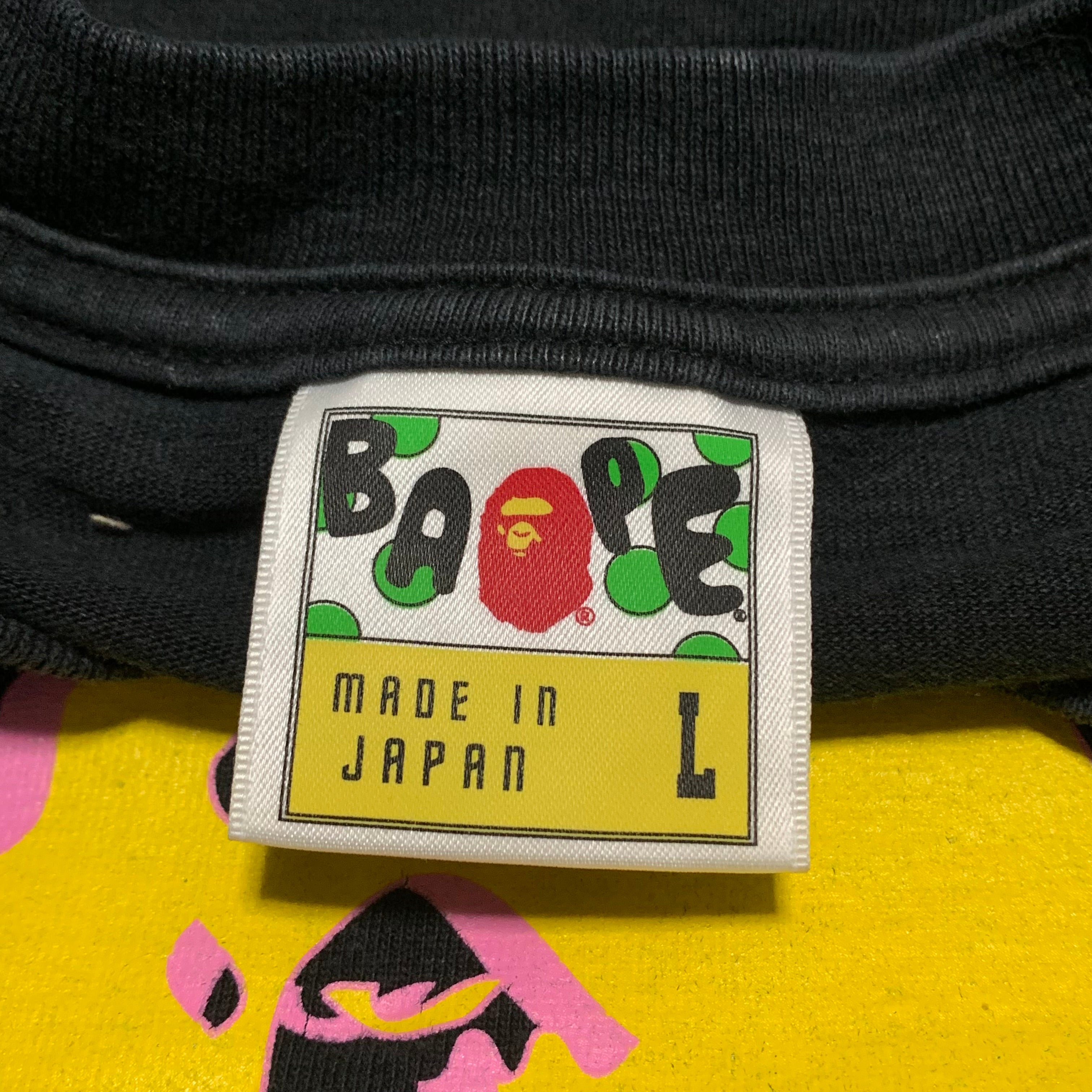 Bape Large College Black Tee A Bathing Ape 2009
