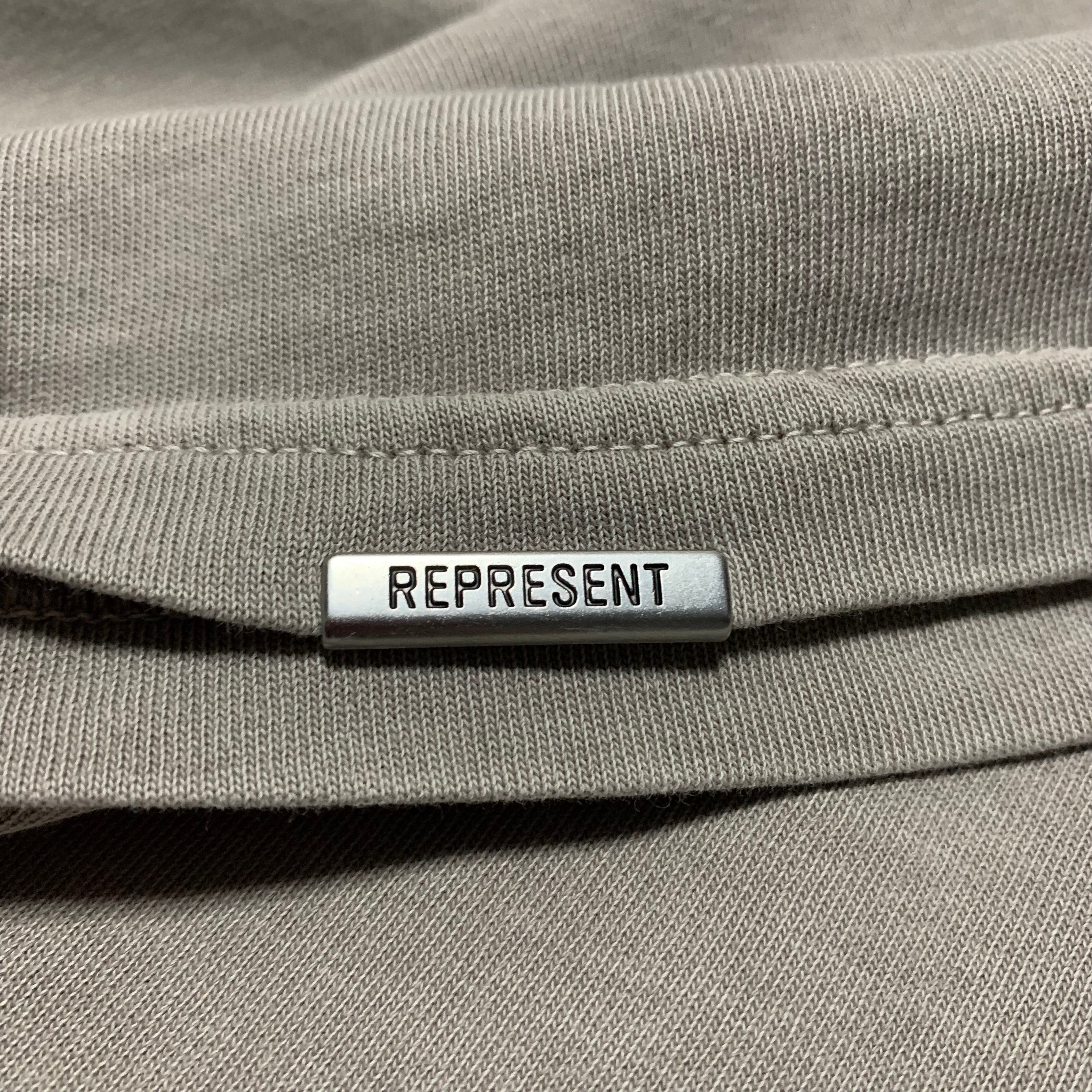 Represent Large Patron Of The Club Grey Tee