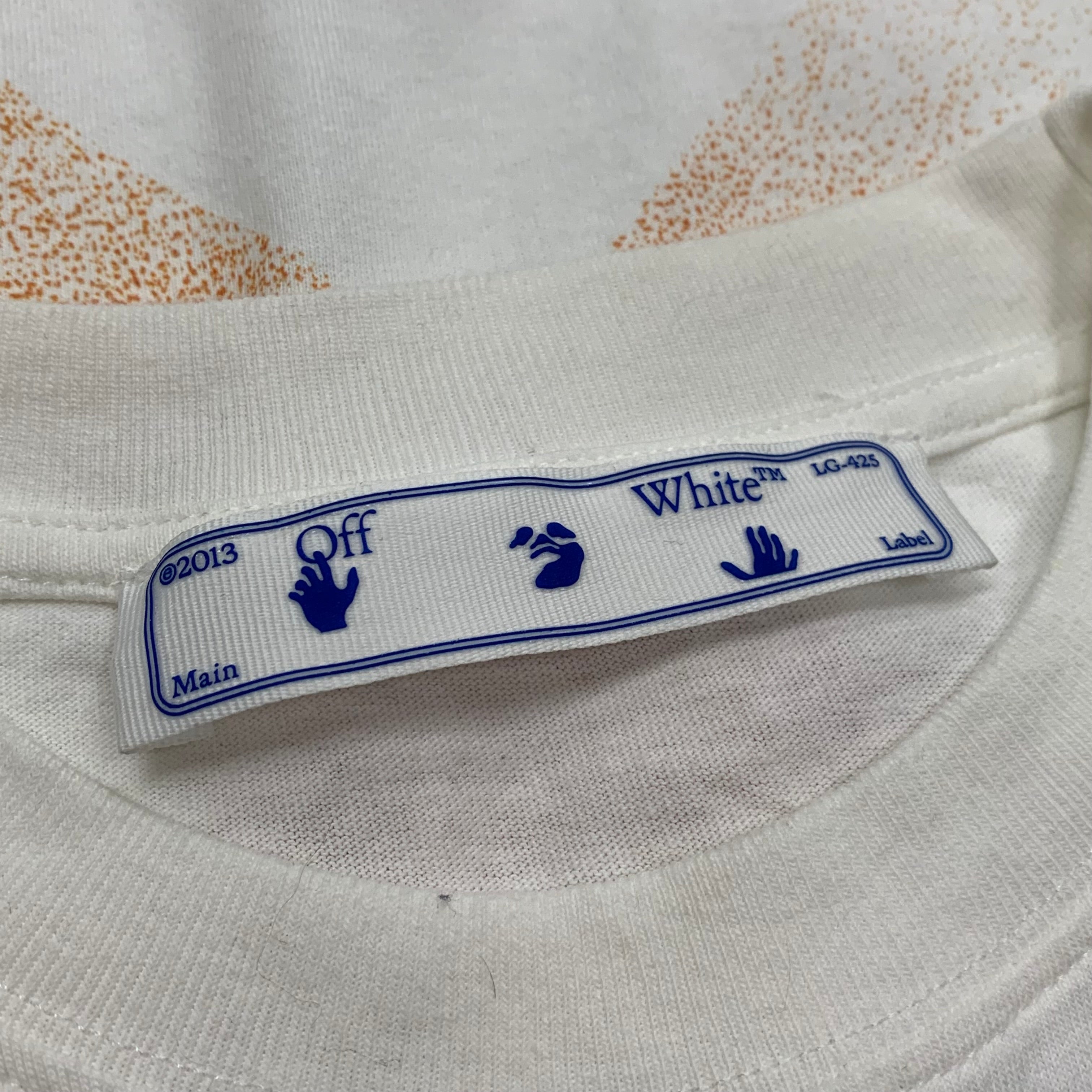 Off White XXS Tee Degrade Arrows White T-Shirt Virgil Abloh