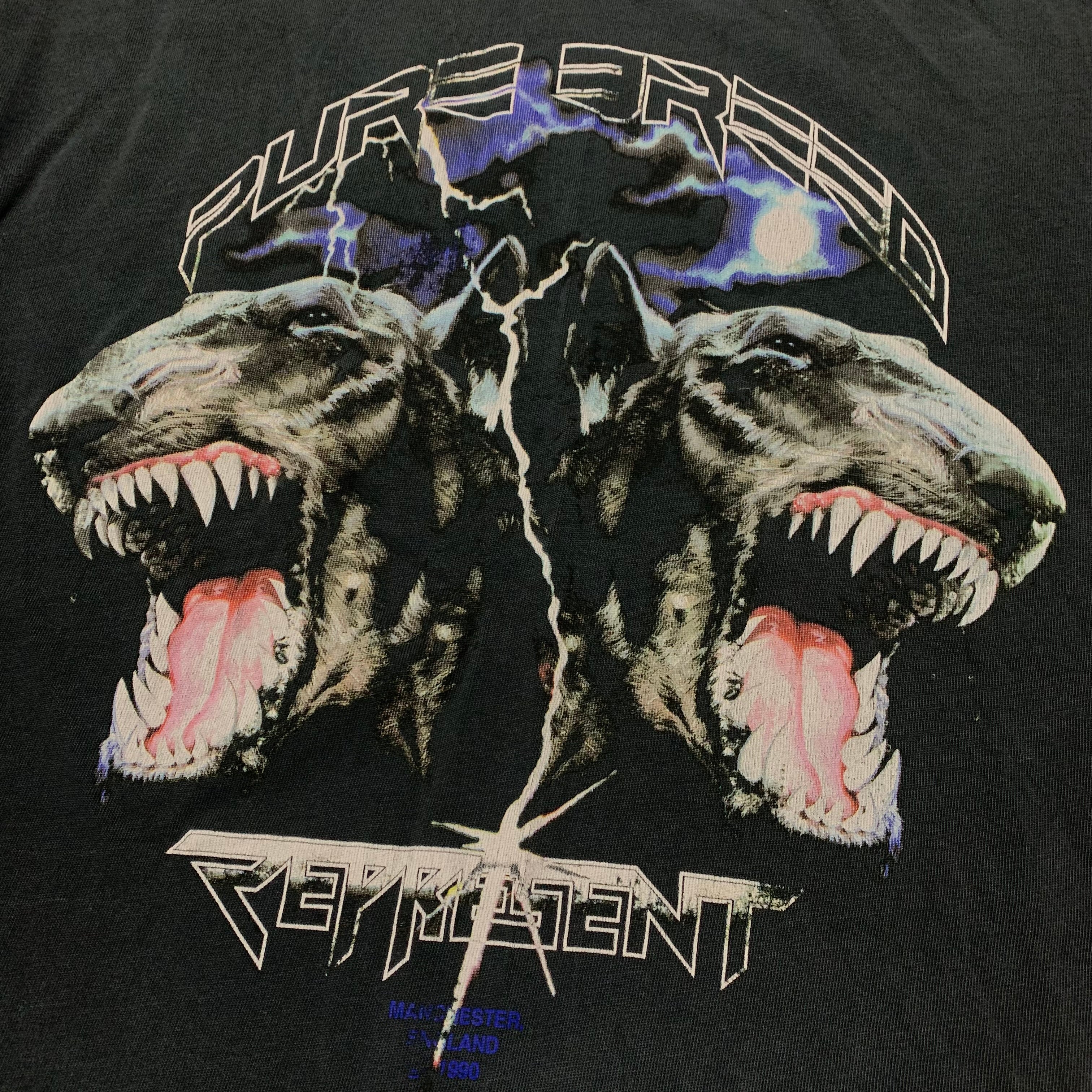 Represent Medium Pure Breed Vintage Black Tee