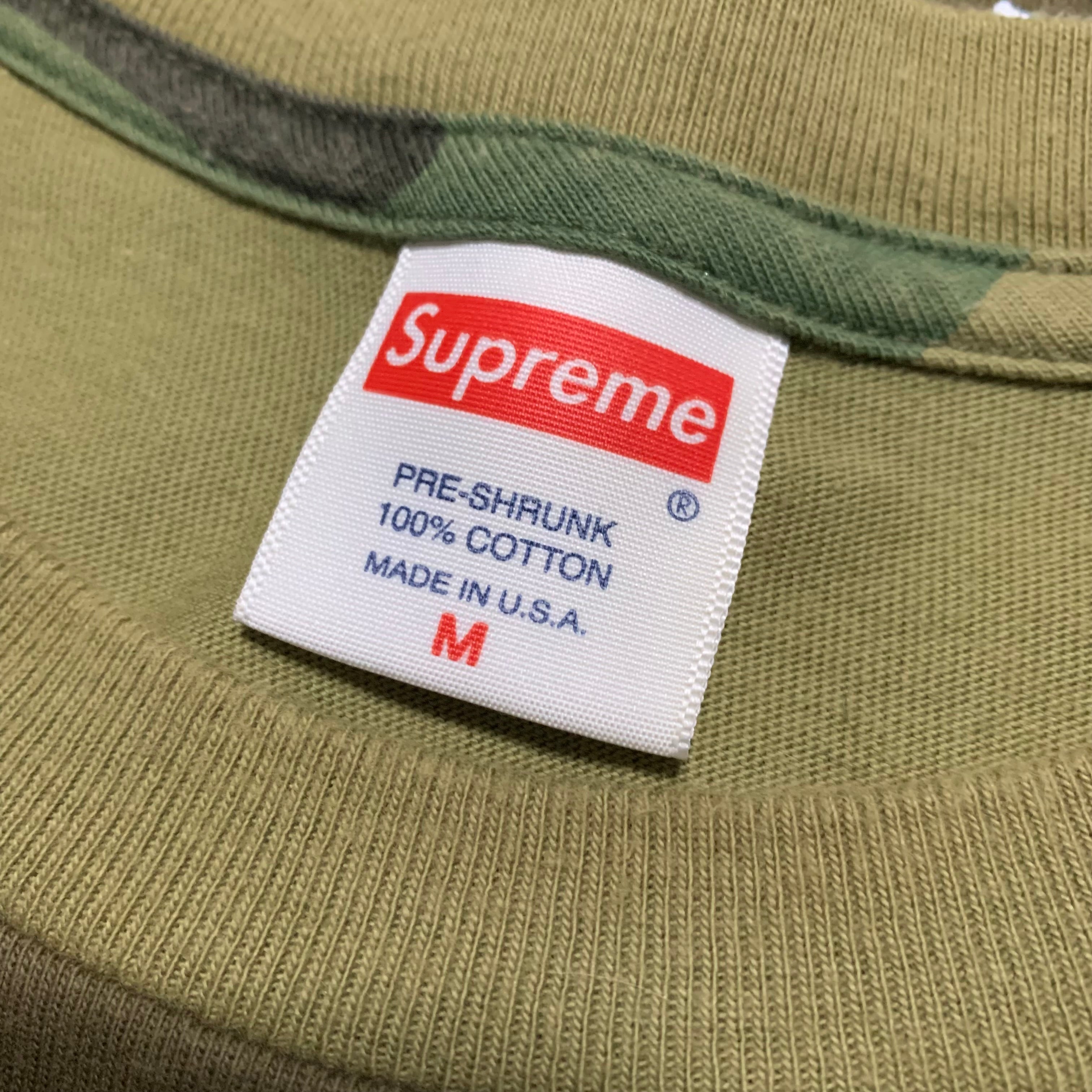 Supreme Medium Dead Prez Woodland Camo Green Tee 2019
