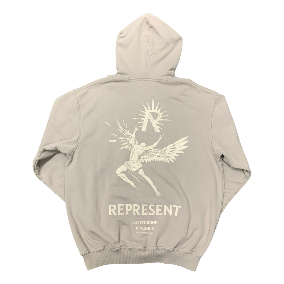 Represent Small Hoodie Icarus Beige Taupe Hoodie