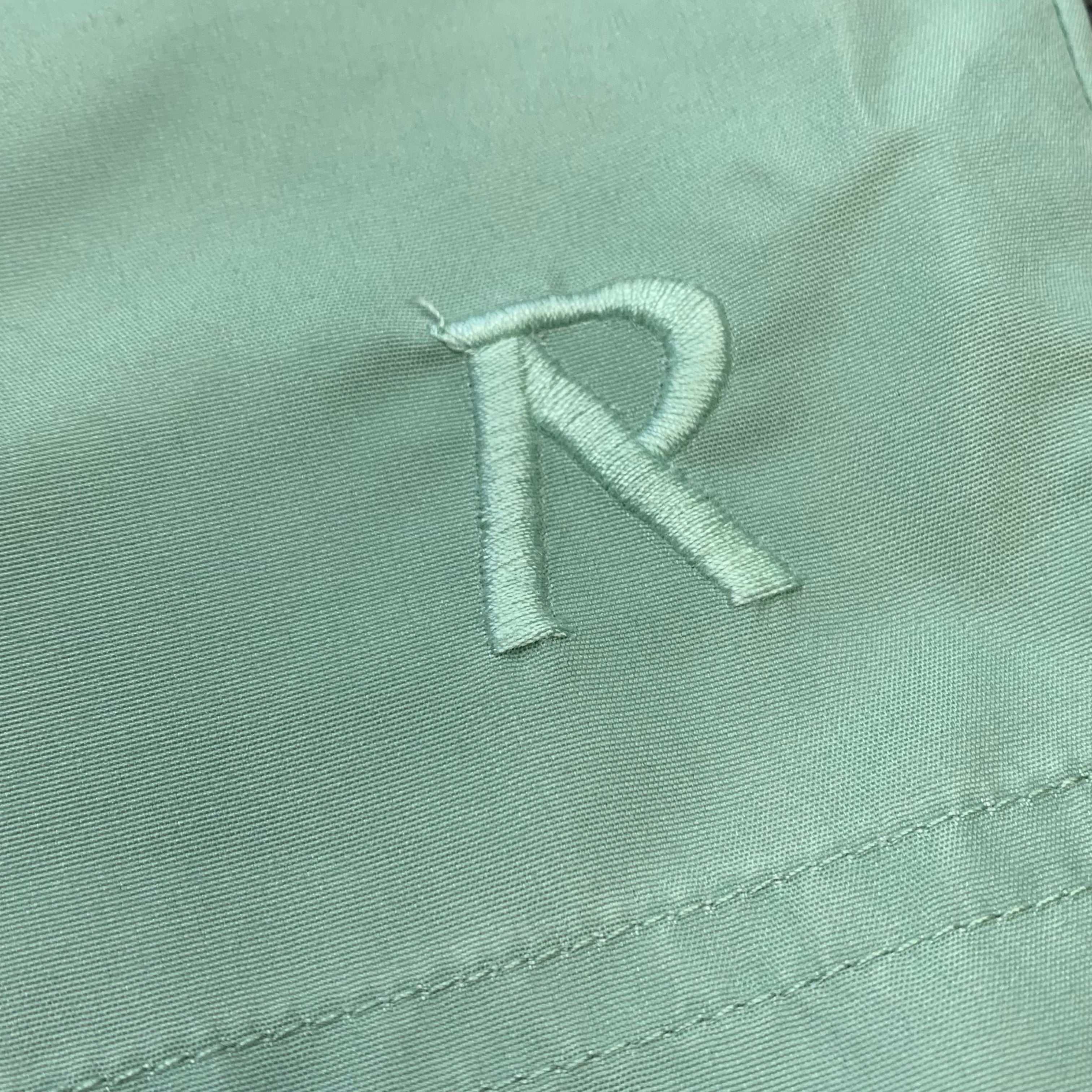 Represent Large Swim Shorts Metal Initial Washed Sage Mint Green