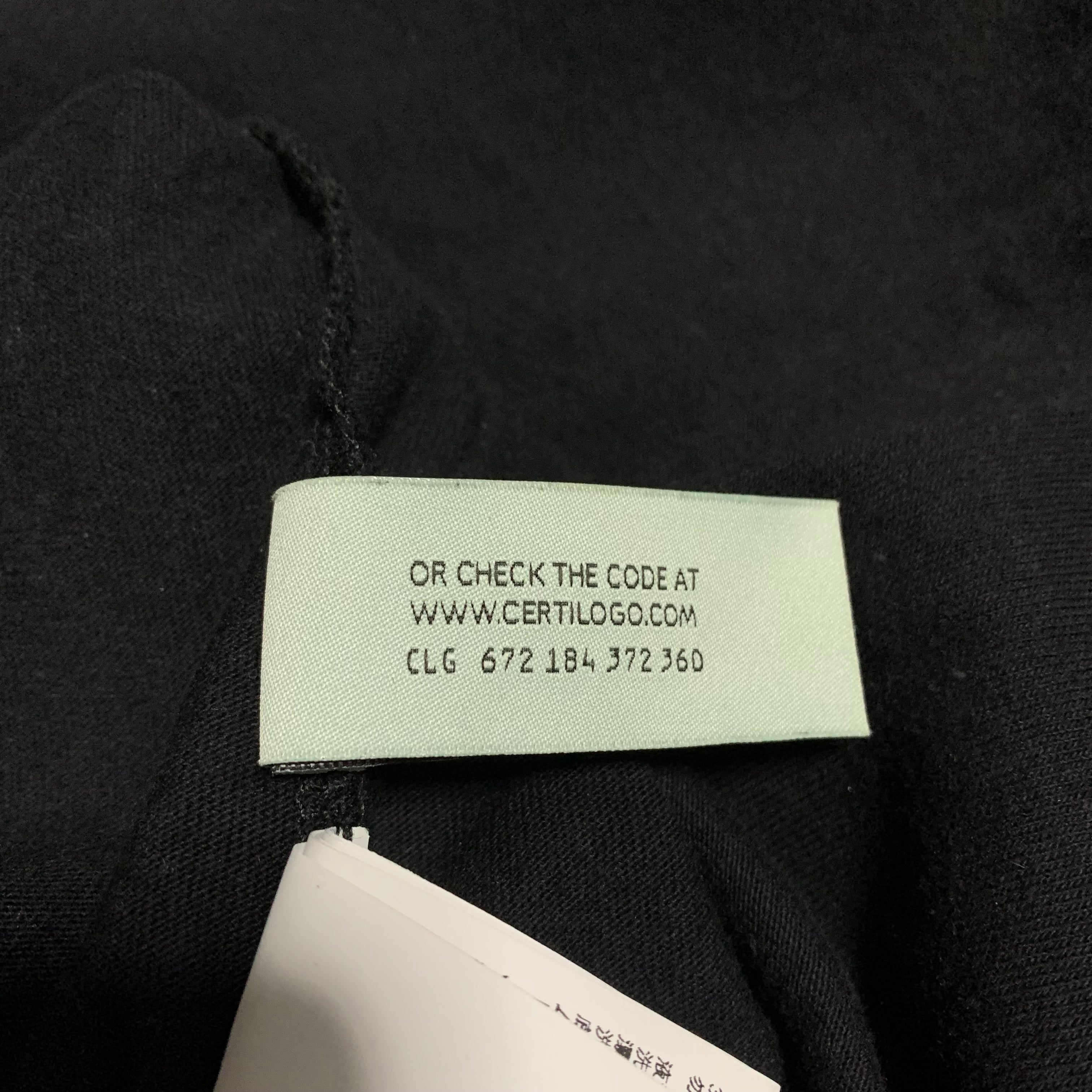 Off White Medium Worker Arrows Black Tee Virgil Abloh