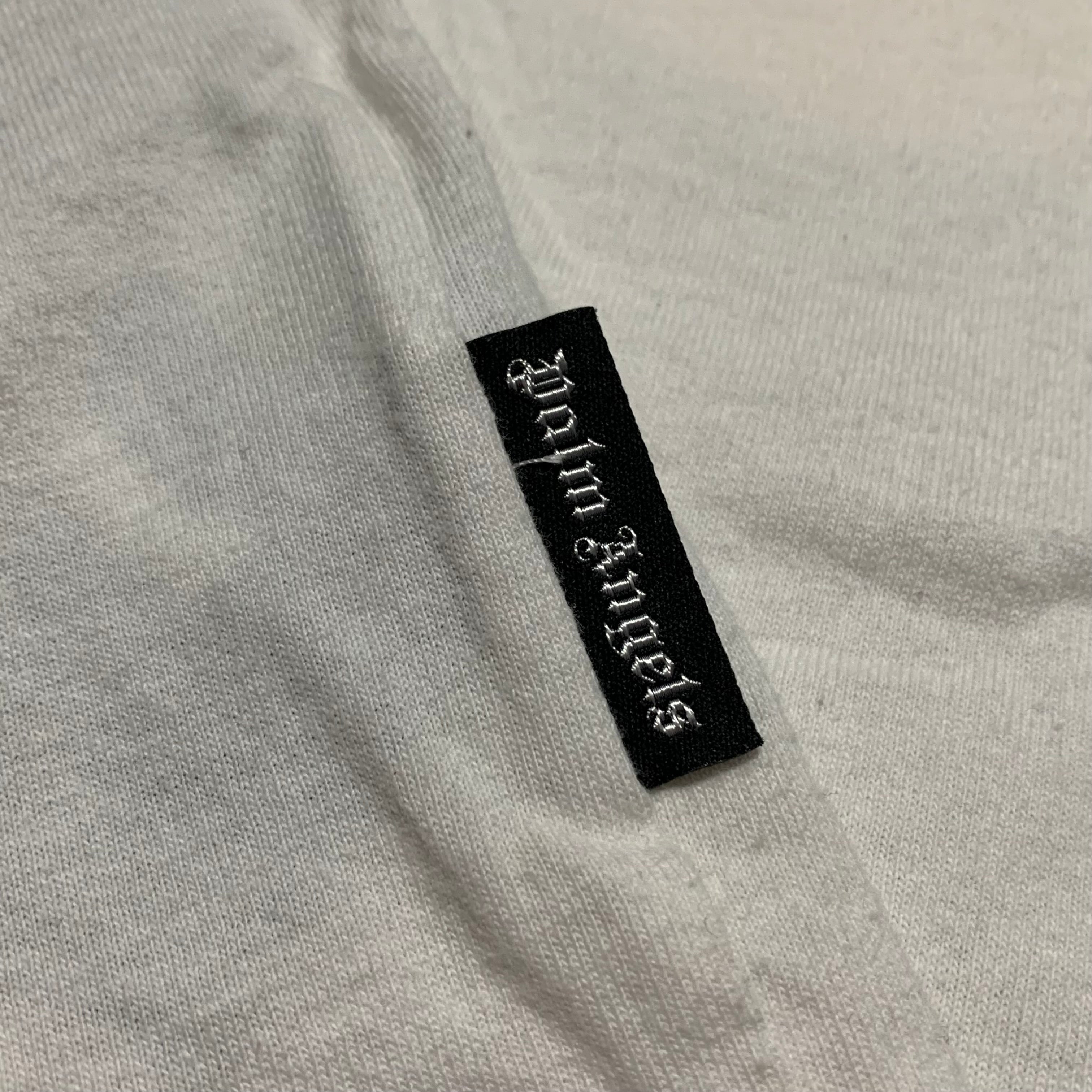 Palm Angels XS Burning Head White Tee 2021