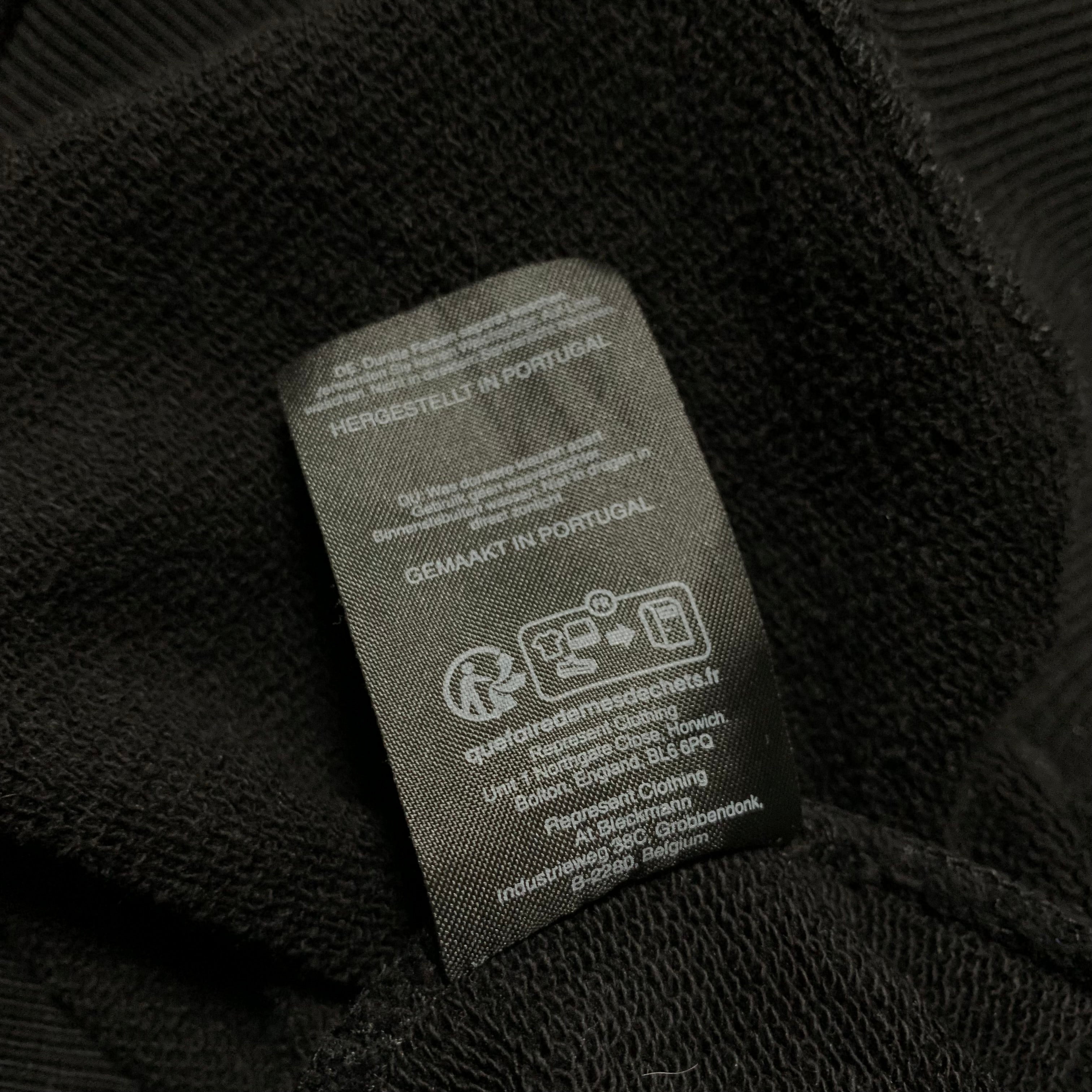 Represent Large Icarus Jet Black Sweater Sweatshirt Crewneck