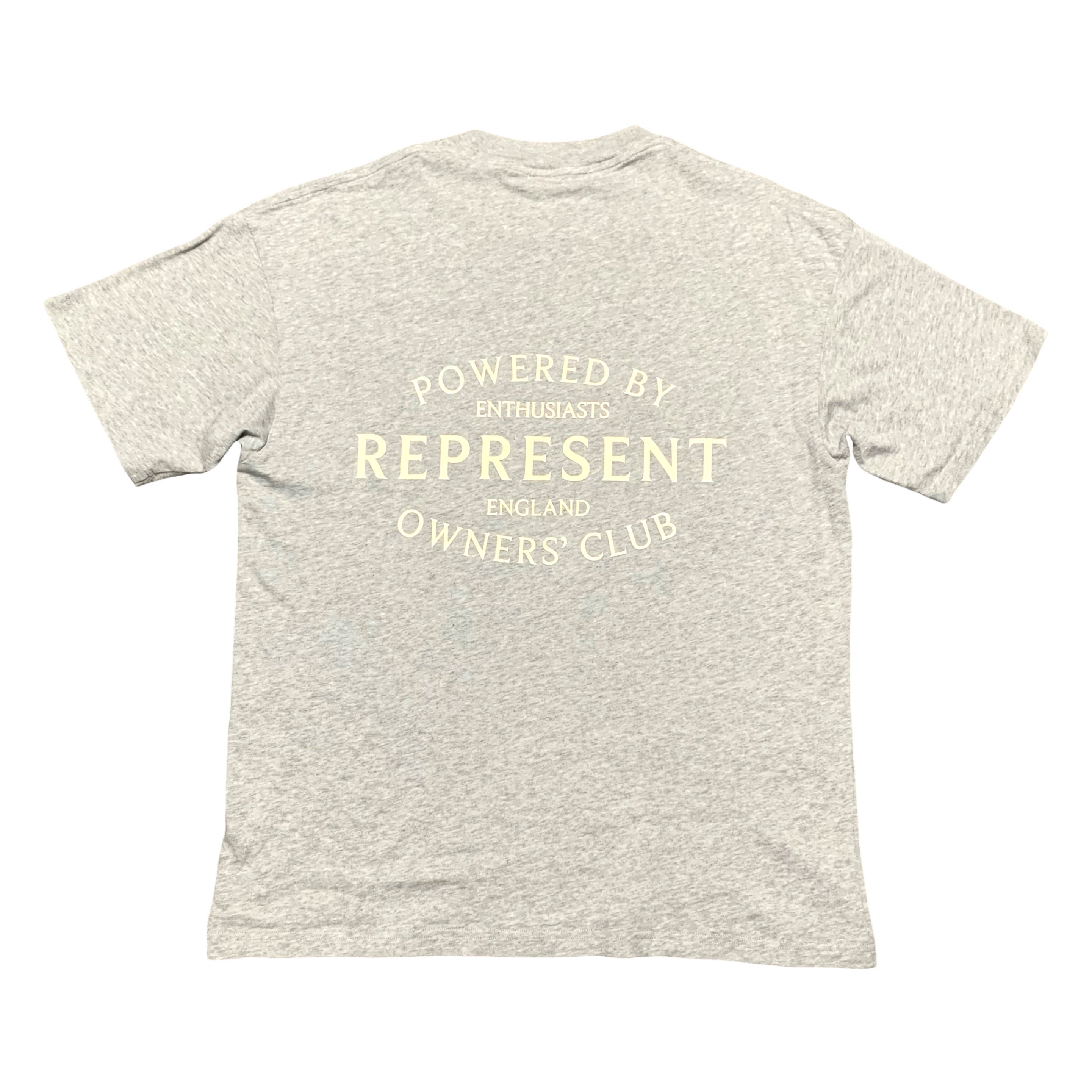 Represent Small Owners Club Stamp Grey Tee