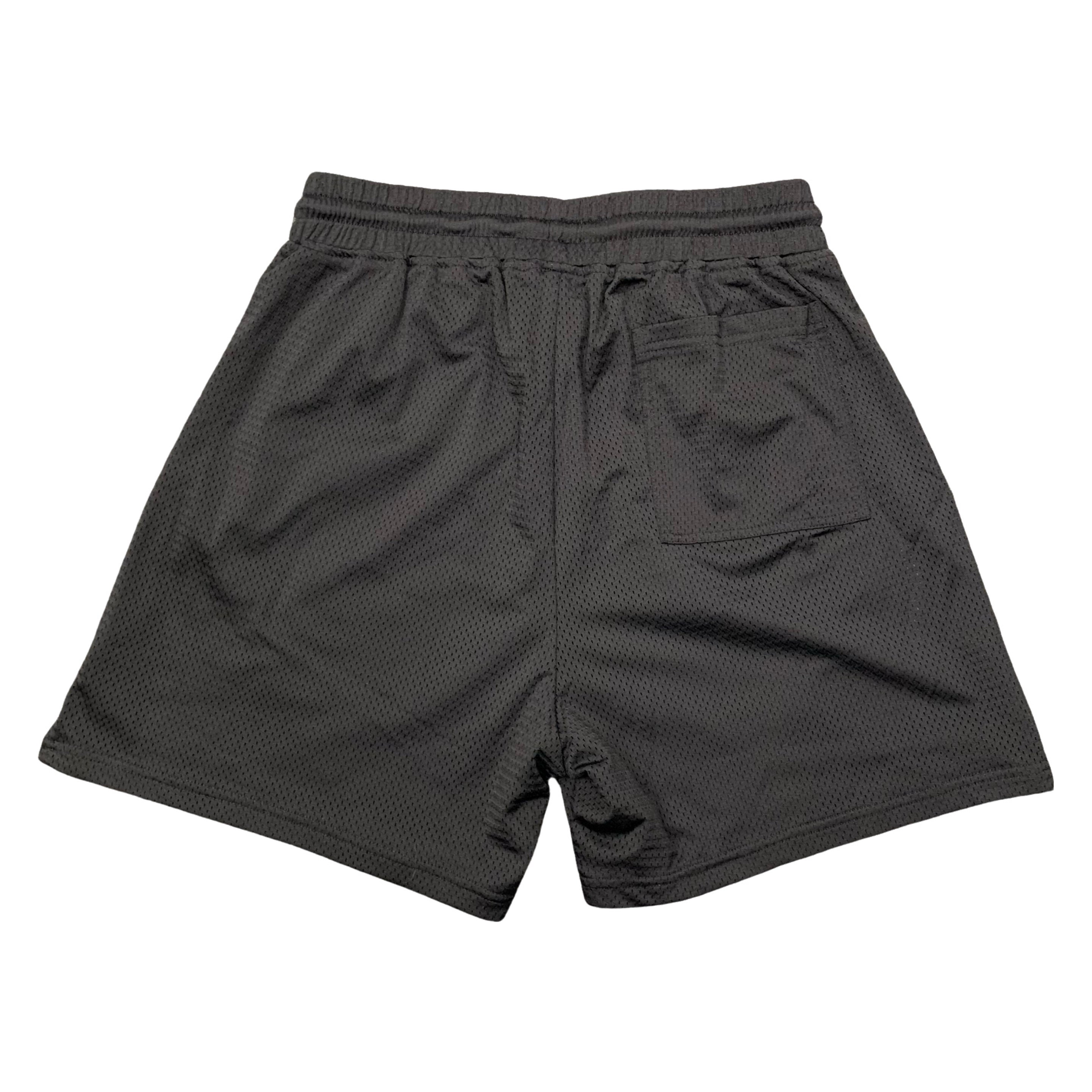Represent Medium Shorts Black Mesh Initial Shorts Bottoms