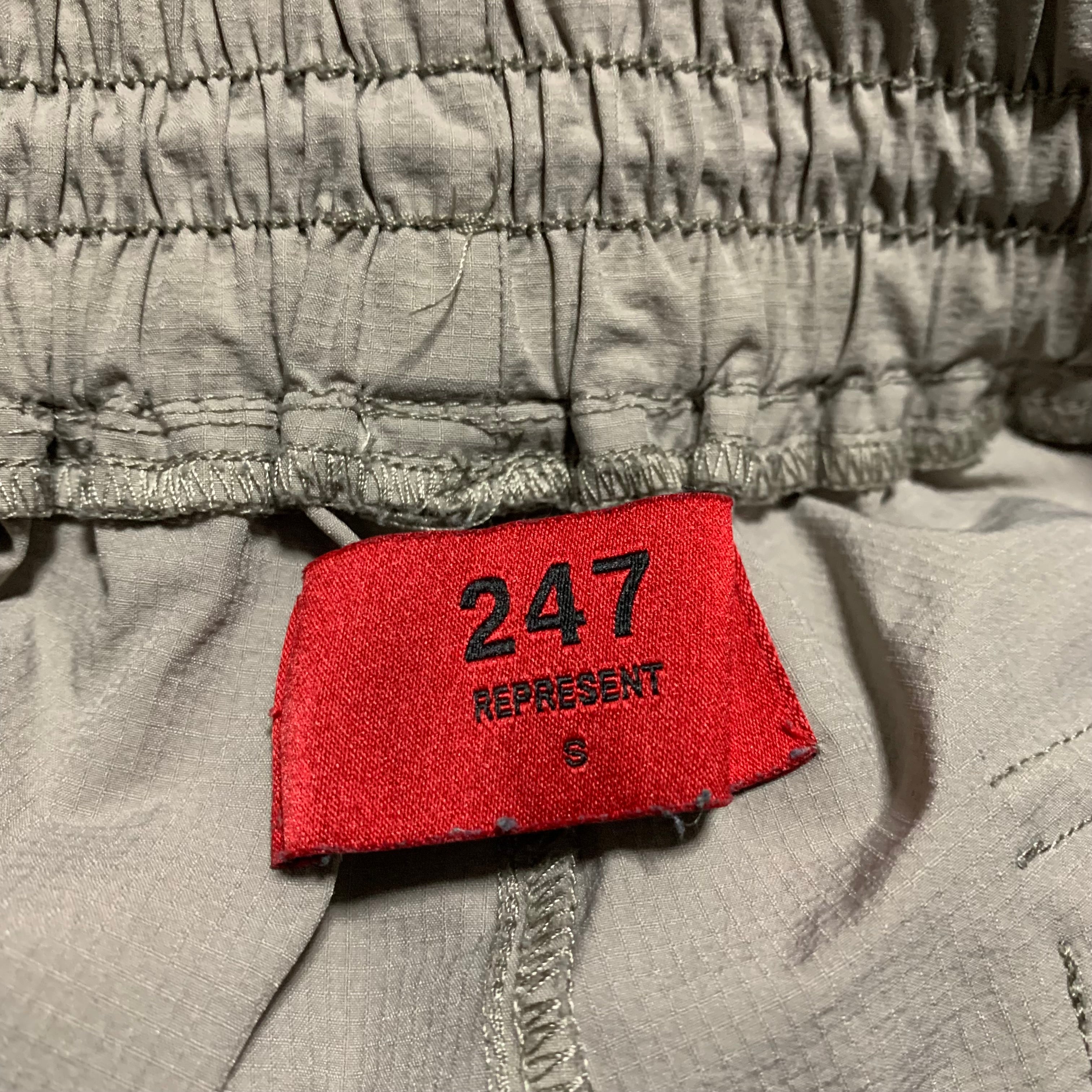 Represent Small 247 Pants Taupe Track Pant Bottoms Cargos