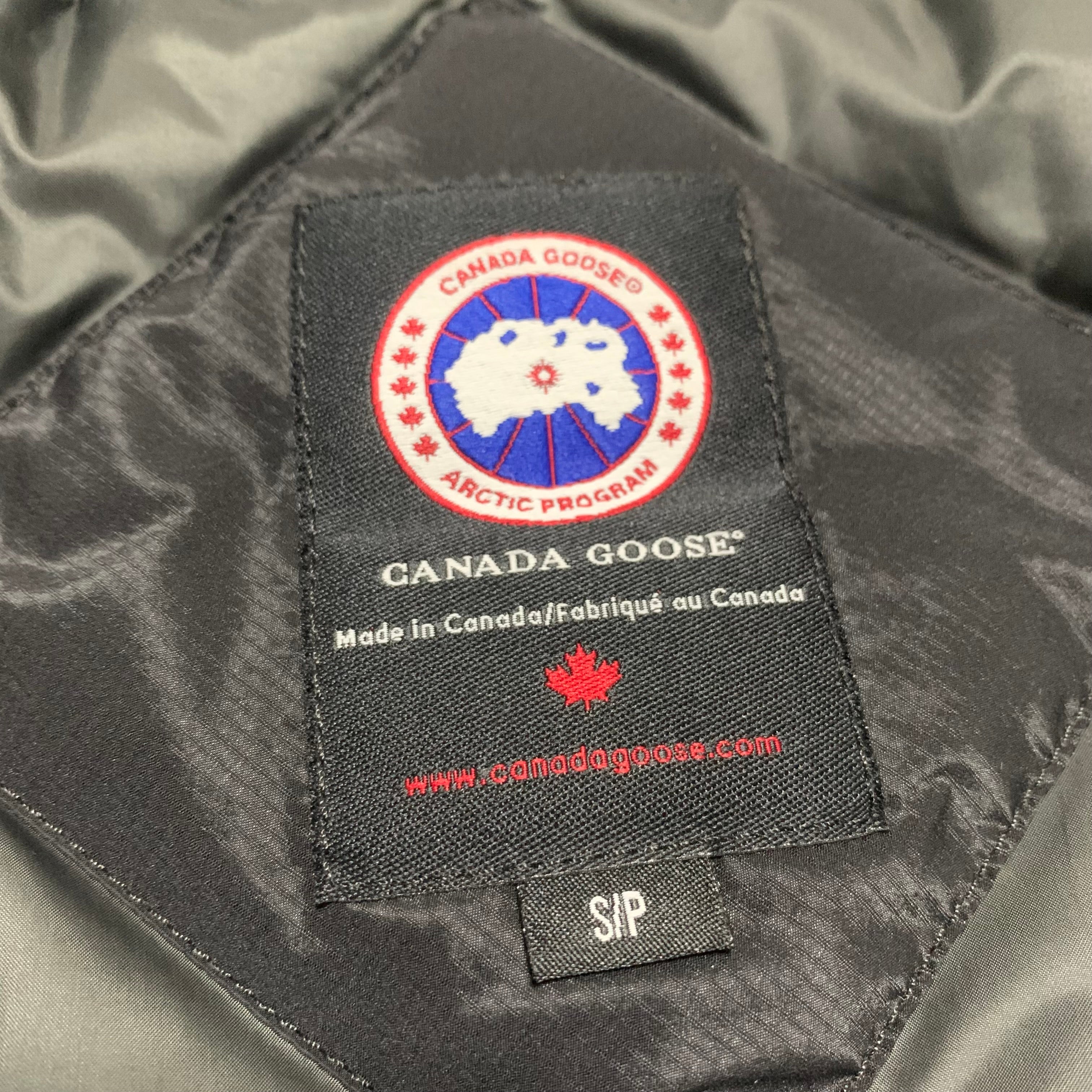 Canada Goose Small Puffer Jacket Black Brookvale Hooded Jacket
