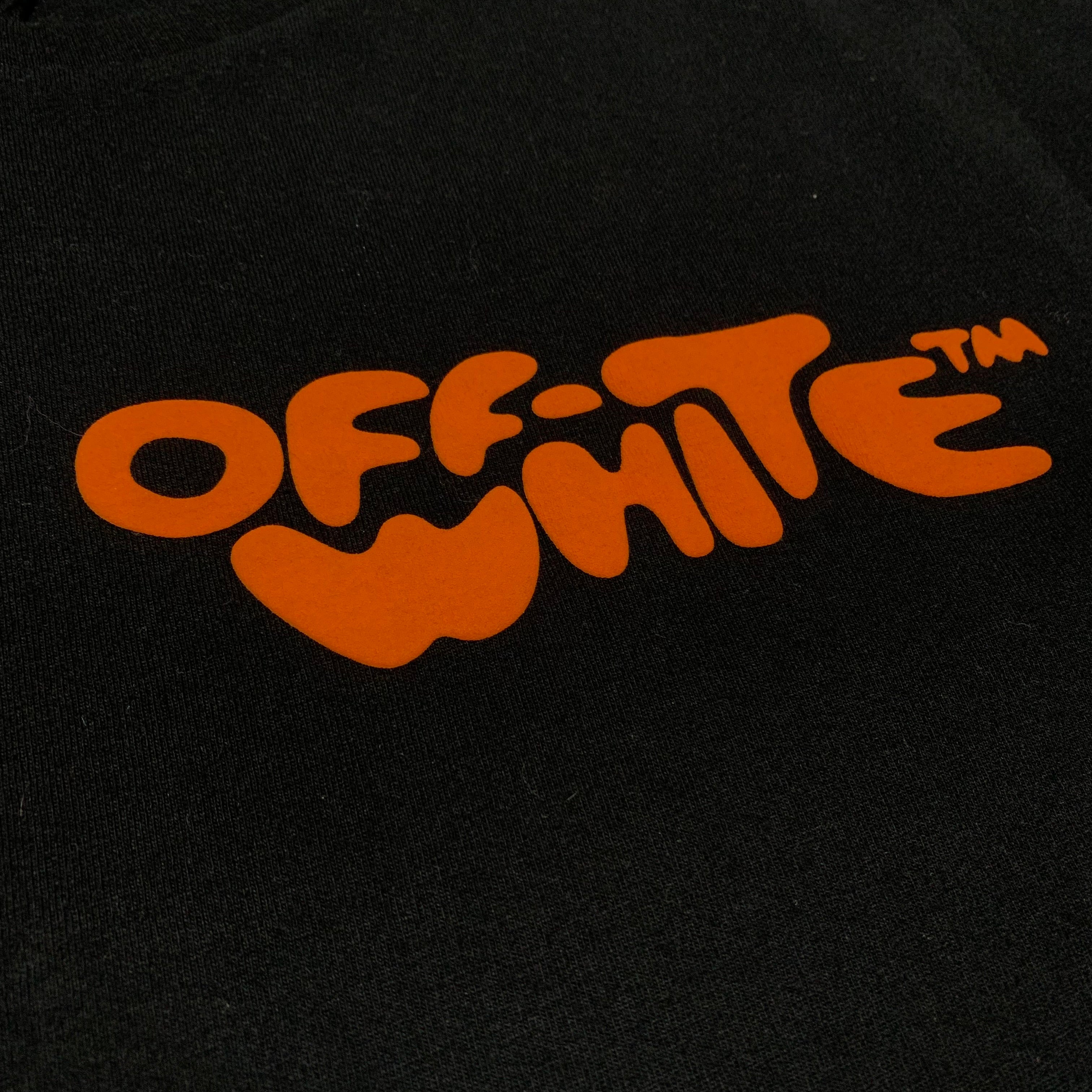 Off White Medium Graphic Black Tee Virgil Abloh