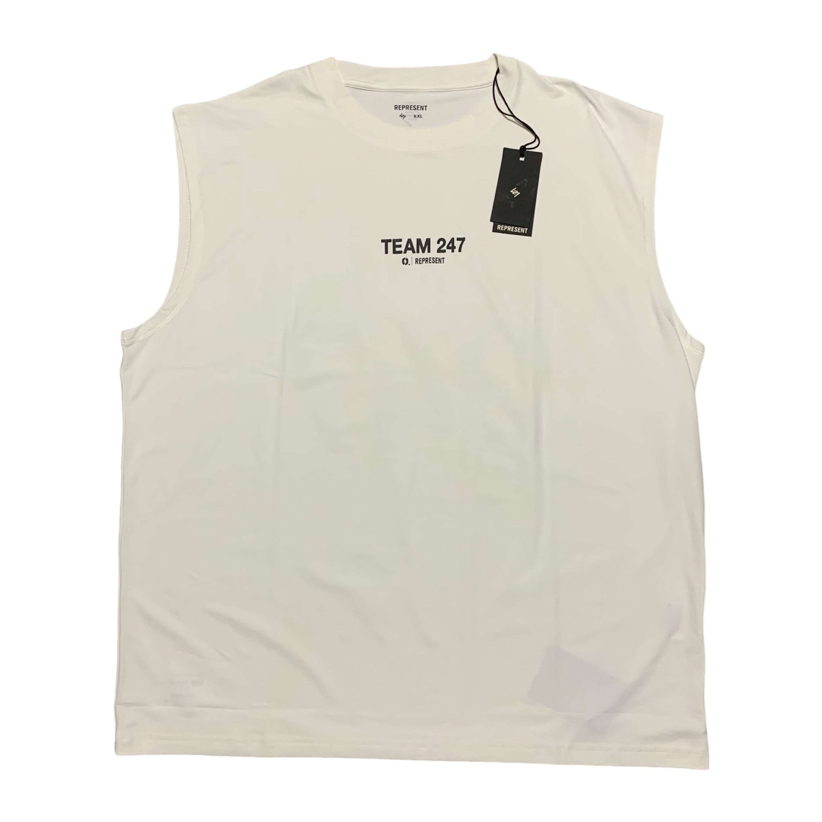Represent XXL Marchon Team 247 Flat White Tee Oversized Tank Top