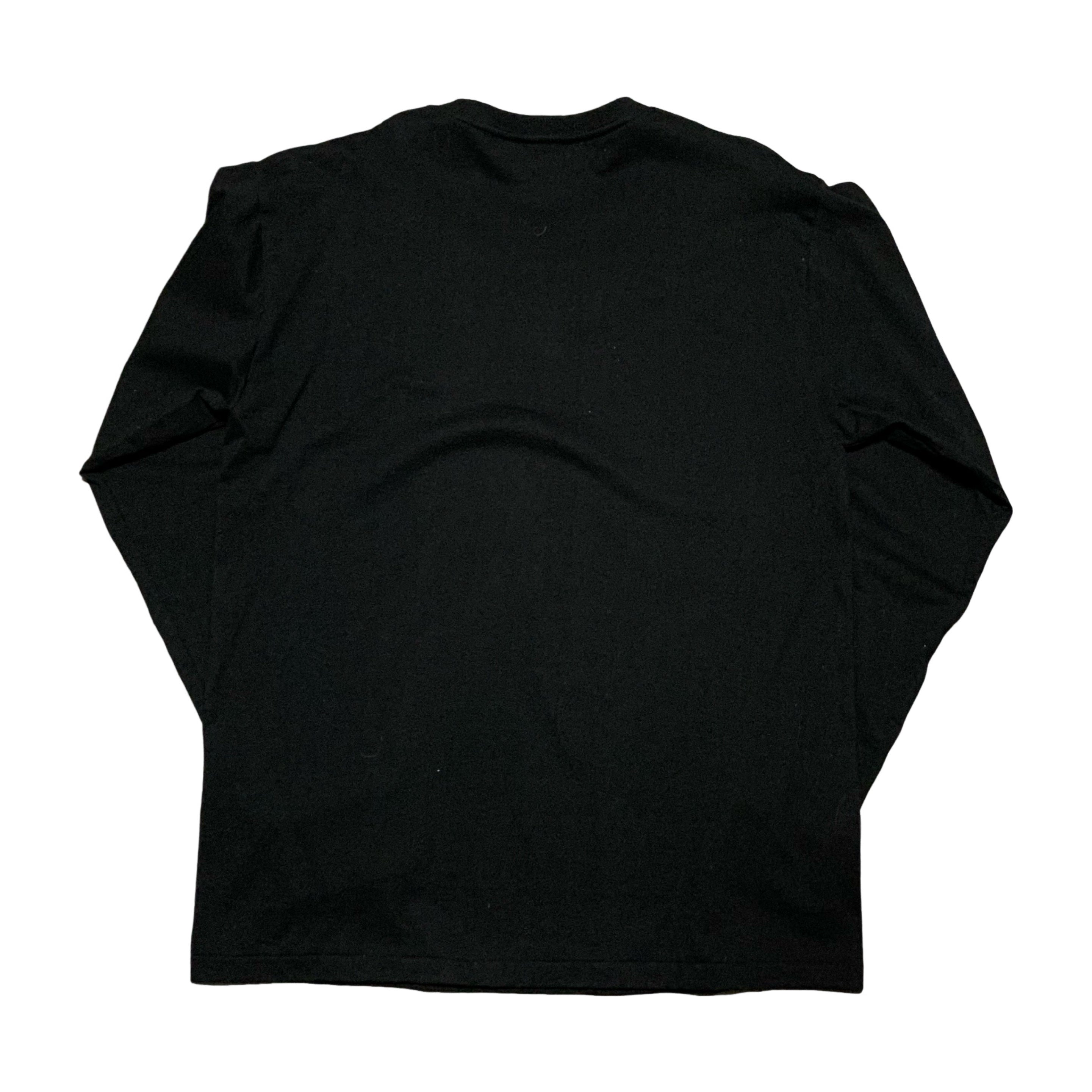 Bape XL Burn Ape Head Black Long Sleeve Tee