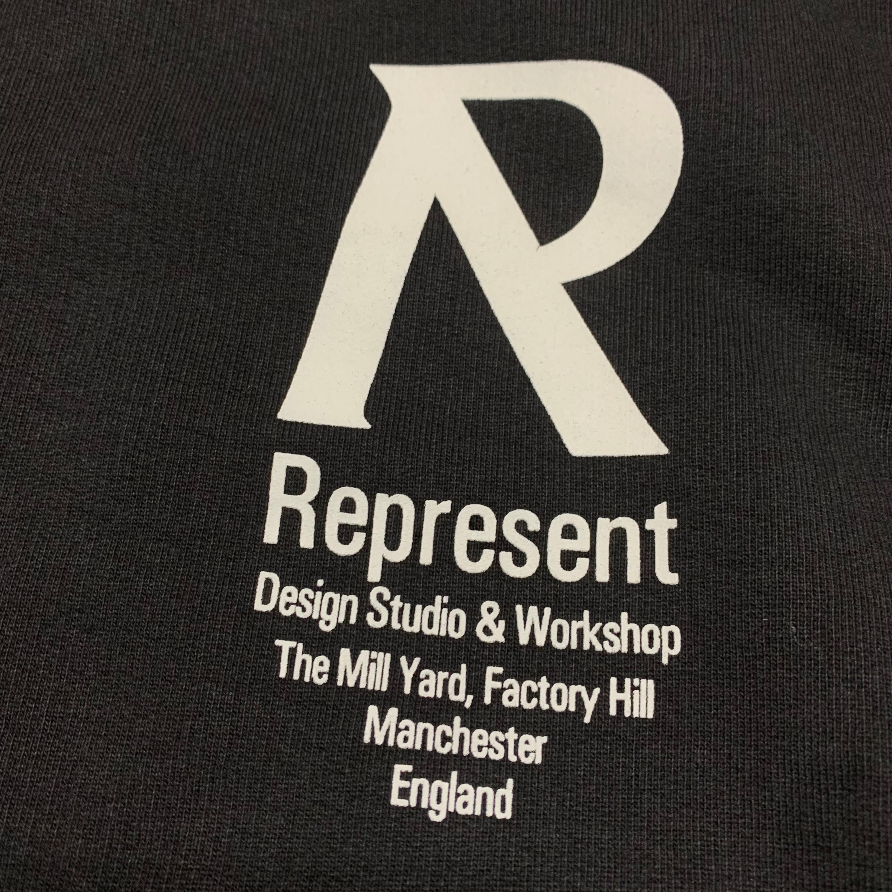 Represent Small Design Studio & Workshop Jet Black Sweater Sweatshirt Crewneck