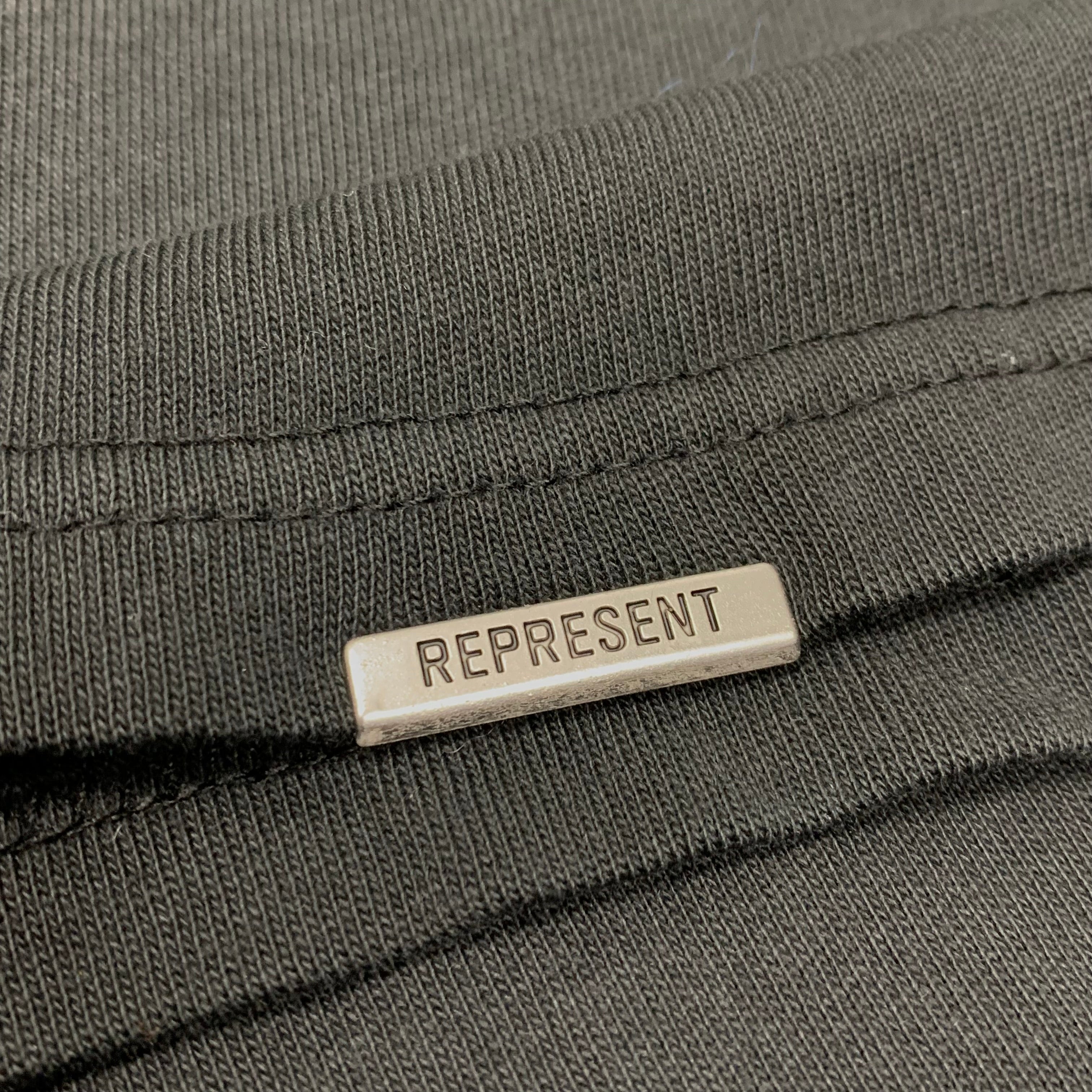 Represent Medium Tee Concepts League Championships Stained Black T-Shirt (Sample)