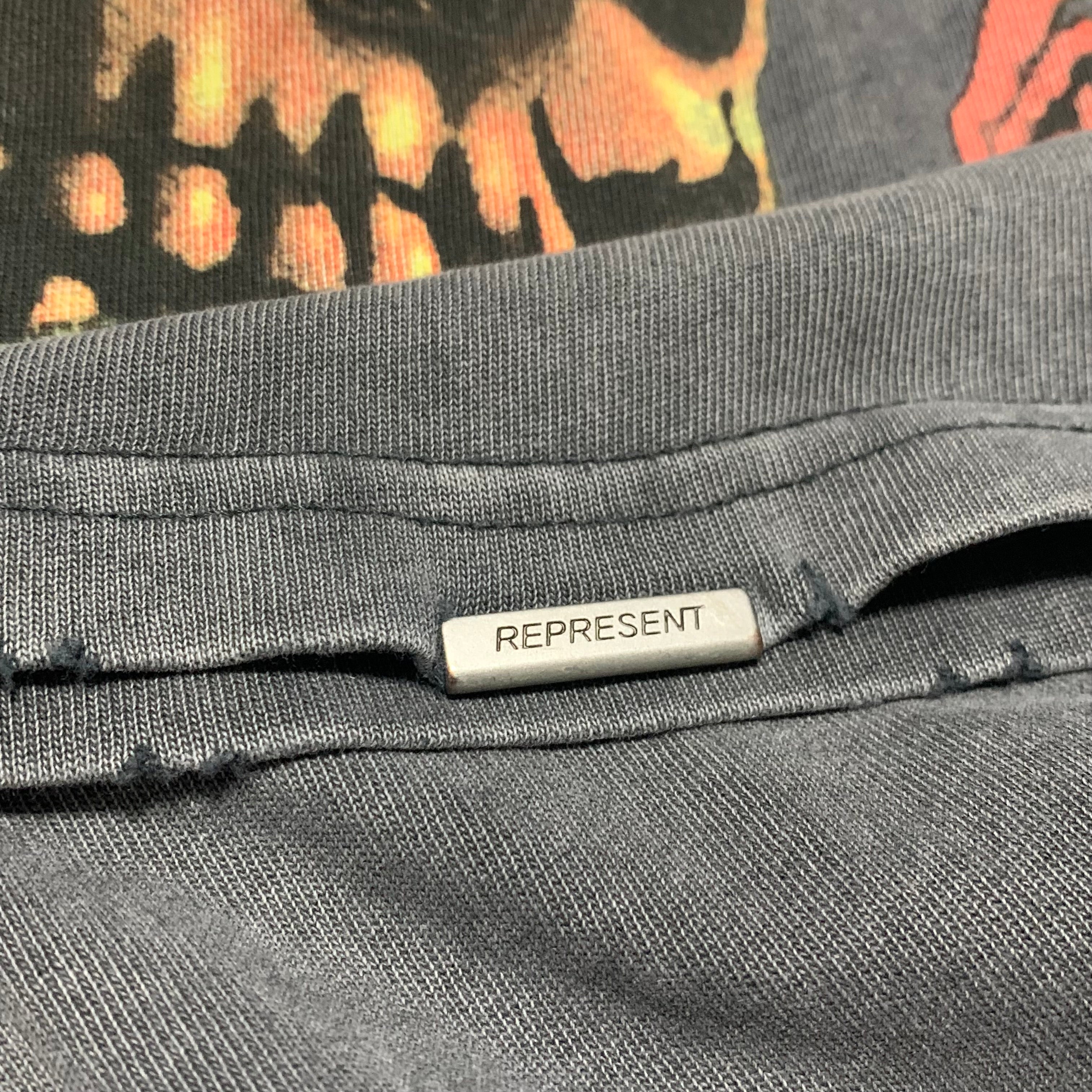 Represent Small Rep N Resent Vintage Grey Tee